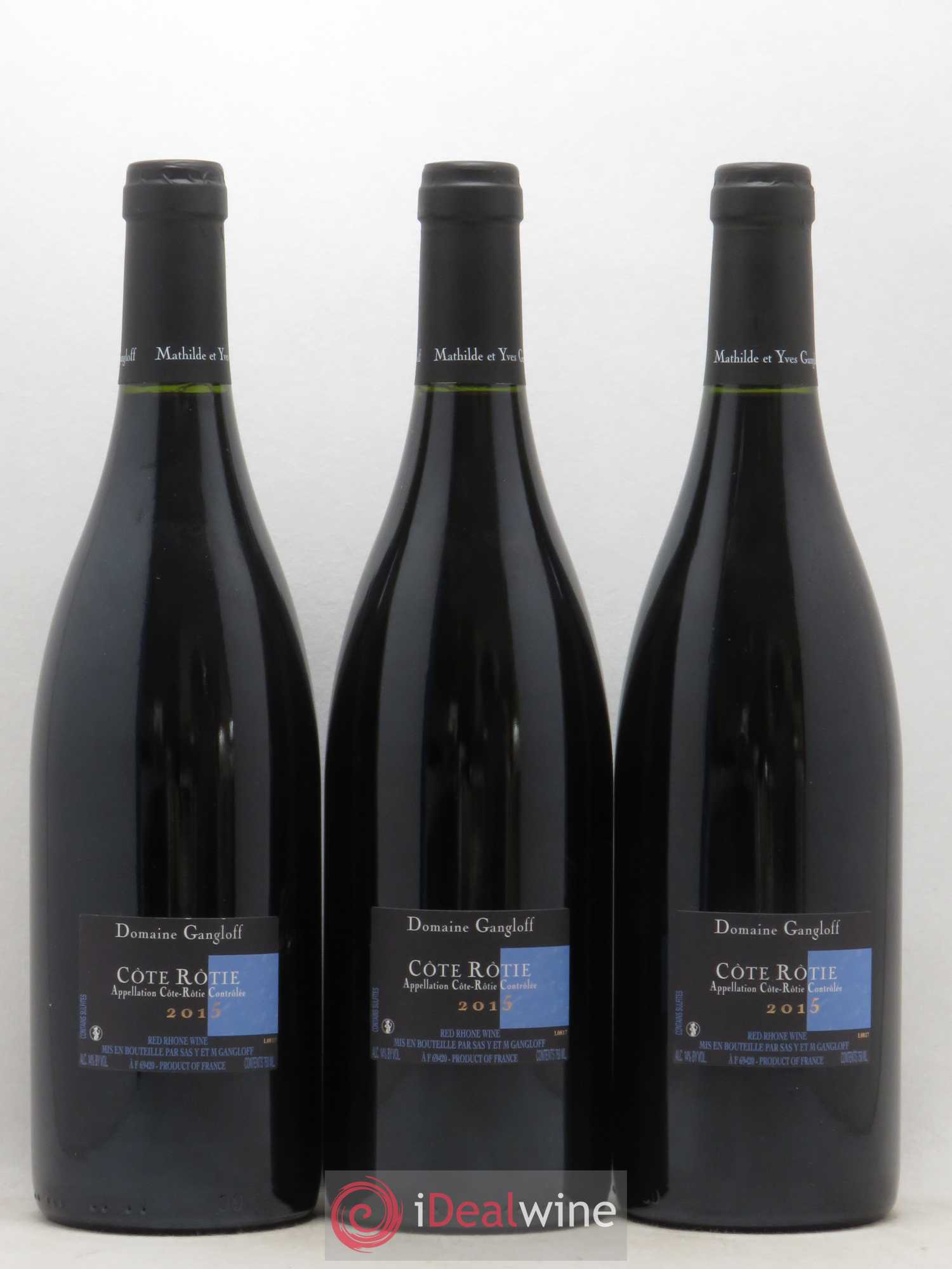 Côte-Rôtie La Barbarine Gangloff (Domaine) 2015 - Lot de 3 bouteilles - 1