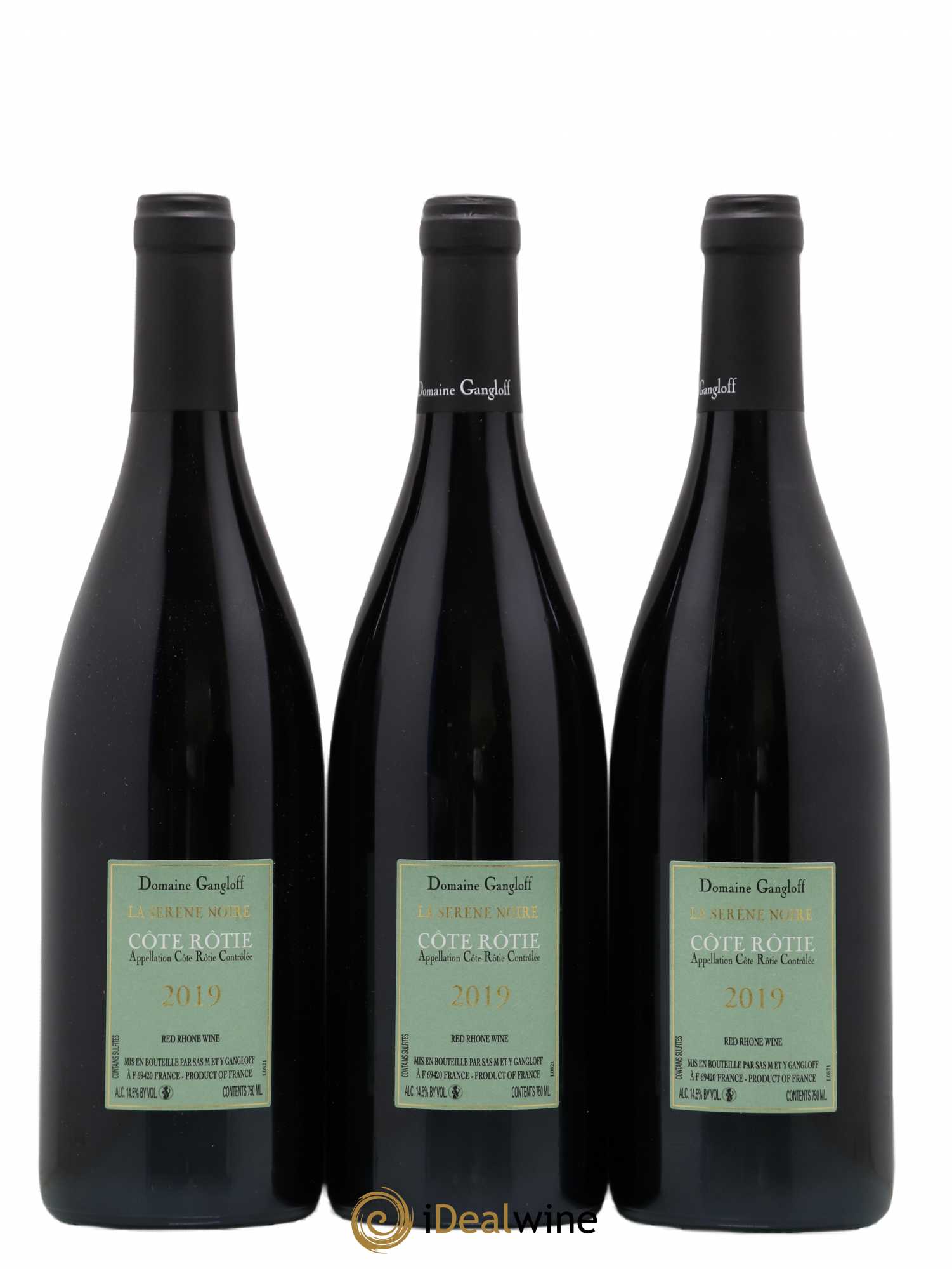Côte-Rôtie La Sereine Noire Gangloff (Domaine) 2019 - Lot de 3 bouteilles - 1