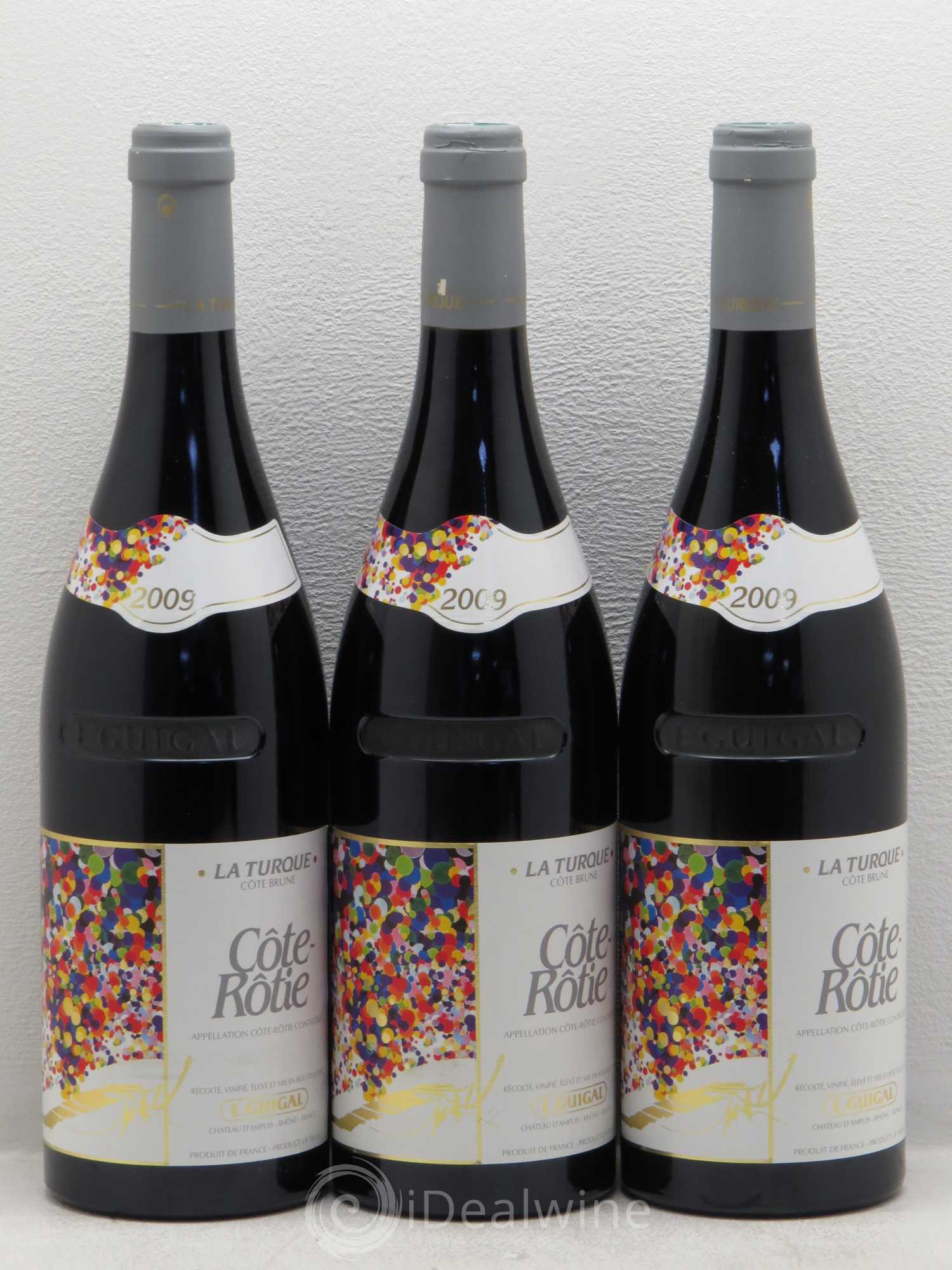 Côte-Rôtie La Turque Guigal 2009 - Lot de 3 bouteilles - 0