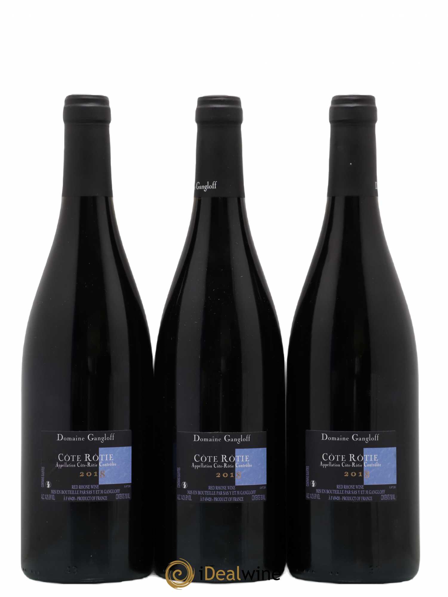 Côte-Rôtie La Barbarine Gangloff (Domaine) 2018 - Lot de 3 bouteilles - 1