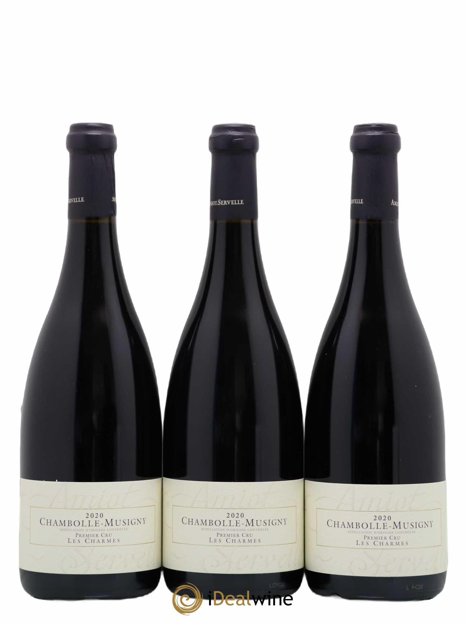 Chambolle-Musigny 1er Cru Les Charmes Amiot-Servelle 2020 - Lot de 3 bouteilles - 0
