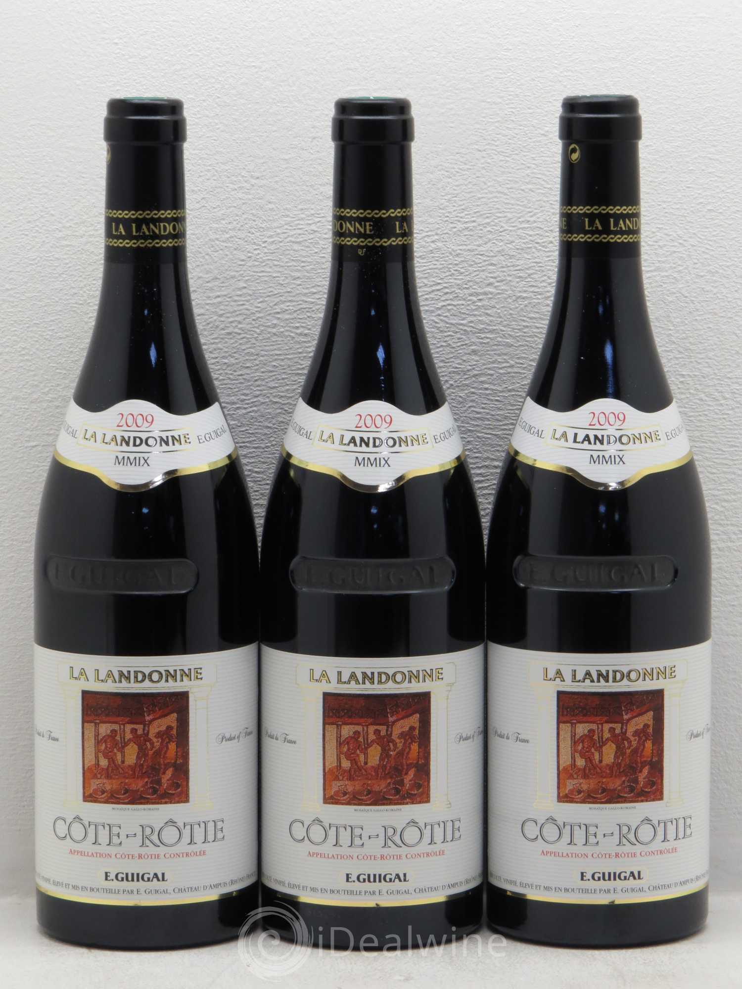 Côte-Rôtie La Landonne Guigal 2009 - Lot de 3 bouteilles - 0