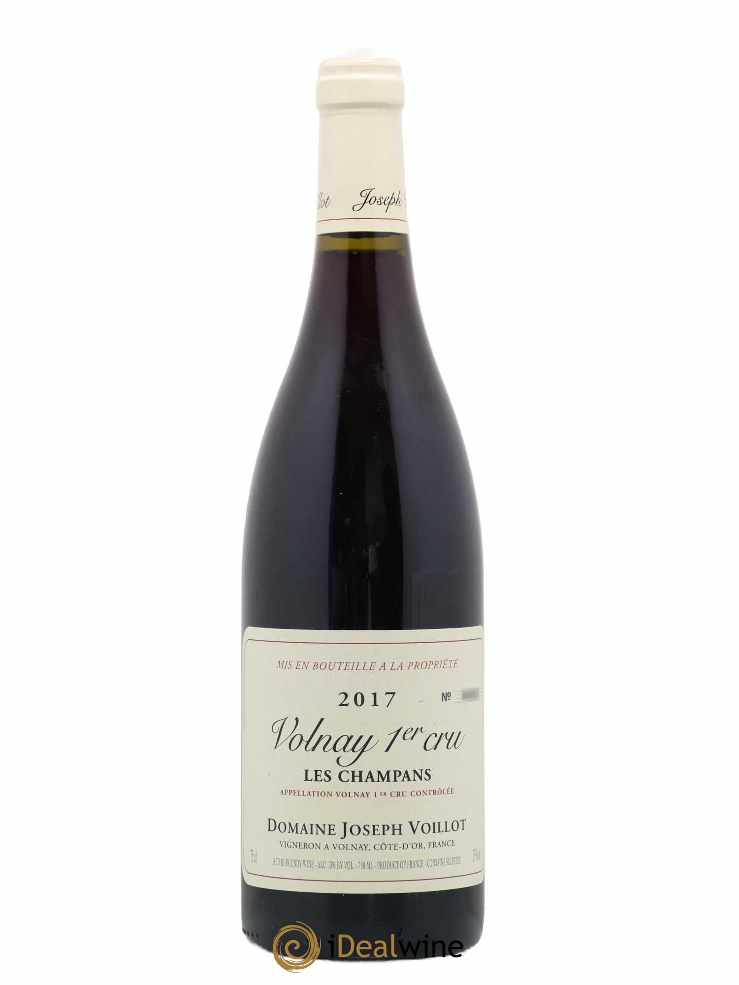 Volnay 1er Cru les Champans Joseph Voillot (Domaine) 2017 - Lot de 1 bouteille - 0
