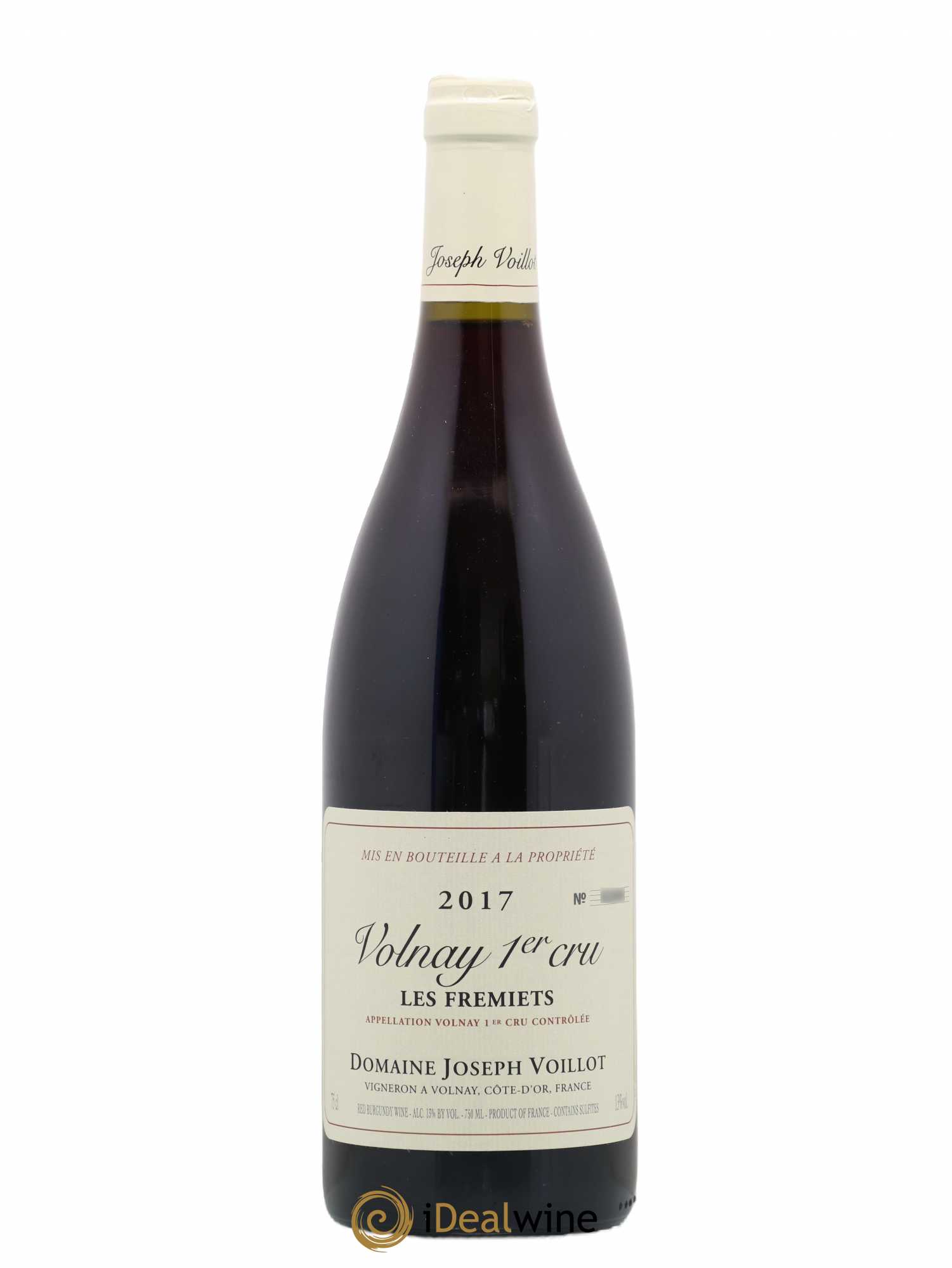 Volnay 1er Cru Les Fremiets Joseph Voillot (Domaine) 2017 - Lot de 1 bouteille - 0