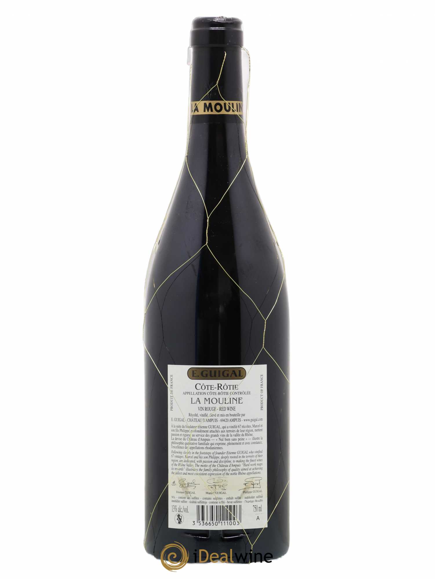 Côte-Rôtie La Mouline Guigal 2010 - Lot de 1 bouteille - 1