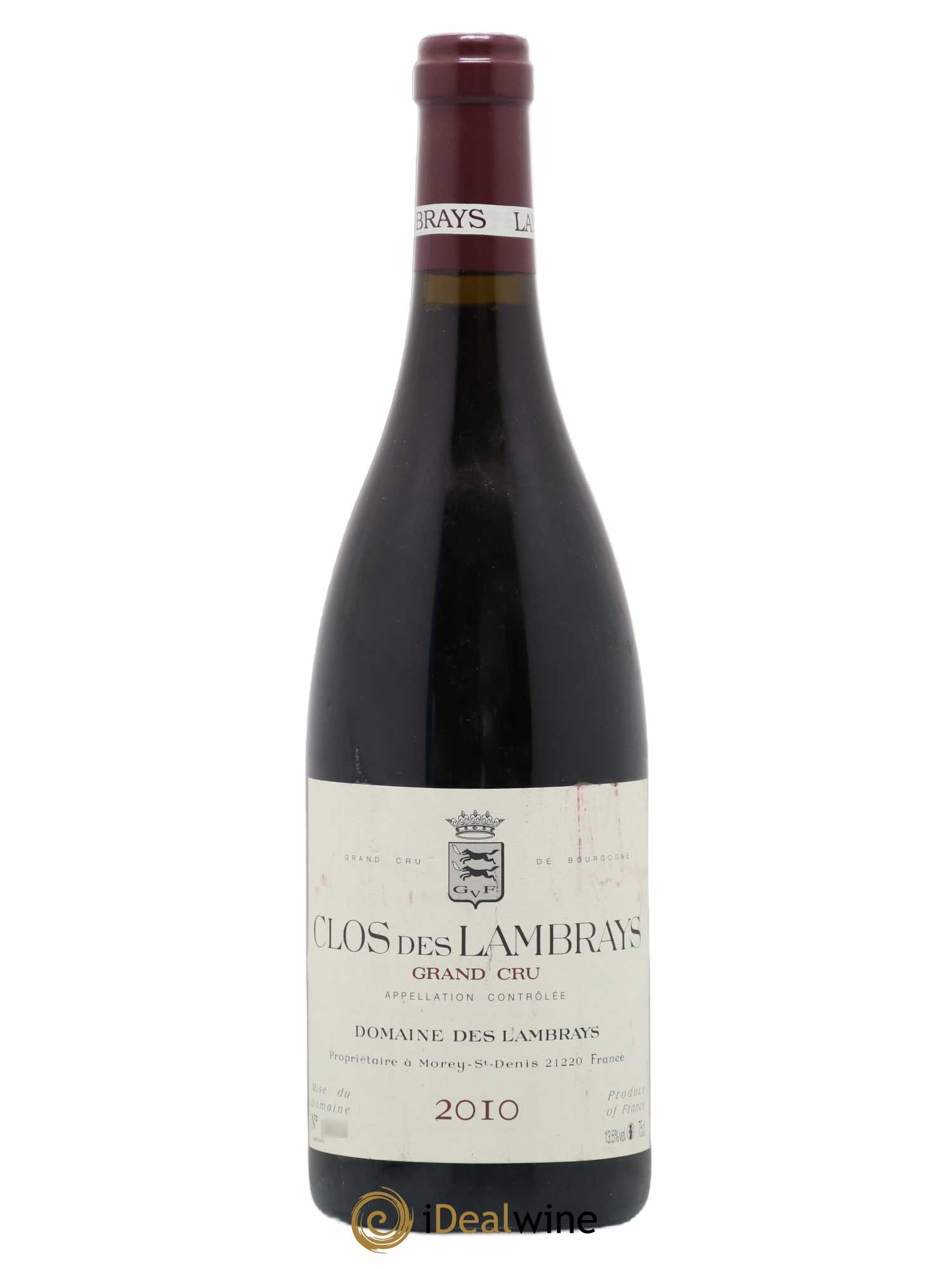 Clos des Lambrays Grand Cru Domaine des Lambrays 2010 - Lot de 1 bouteille - 0
