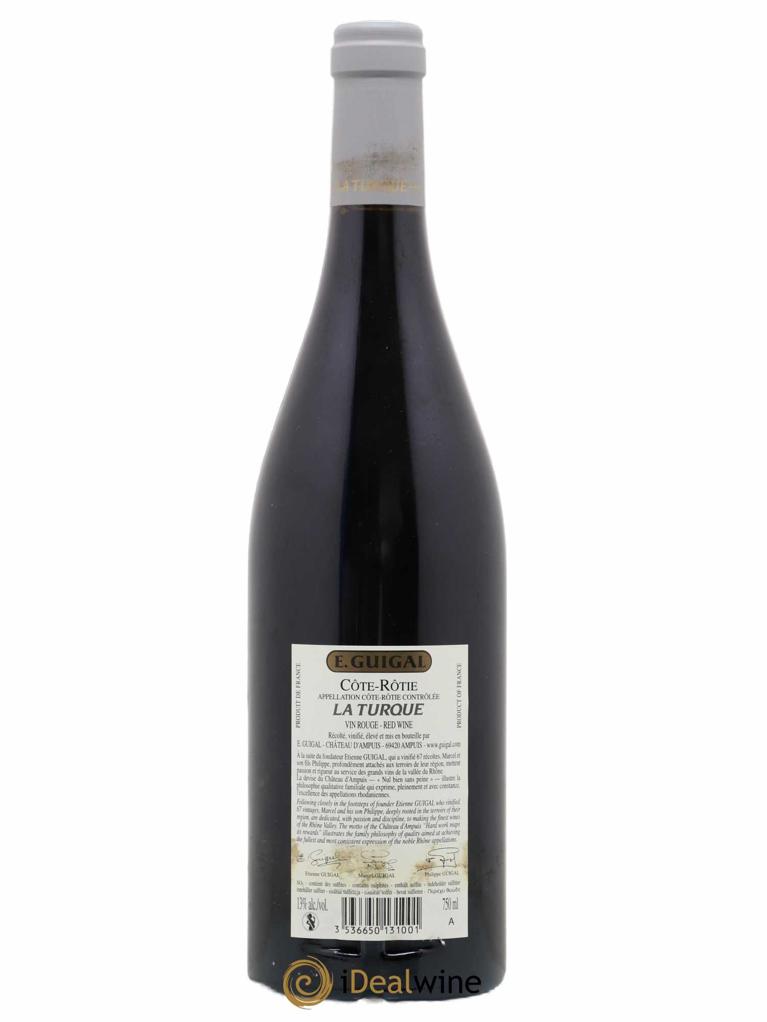 Côte-Rôtie La Turque Guigal 2010 - Lot de 1 bouteille - 1
