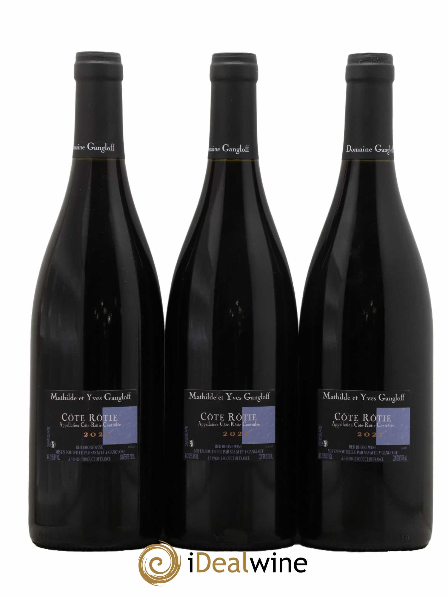 Côte-Rôtie La Barbarine Gangloff (Domaine) 2021 - Lot de 3 bouteilles - 1