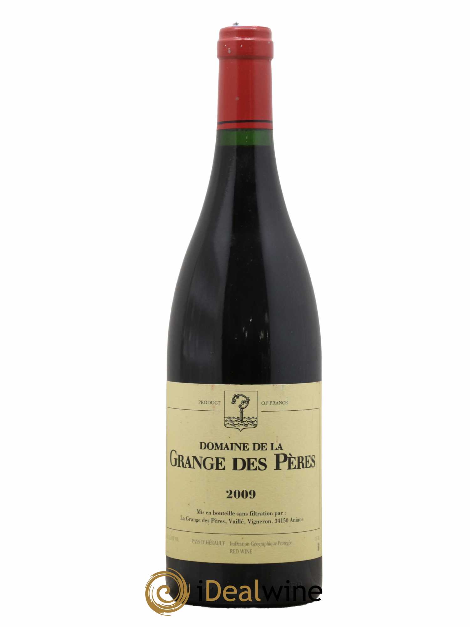 Pays d'Hérault Grange des Pères Laurent Vaillé 2009 - Lot de 1 bouteille - 0