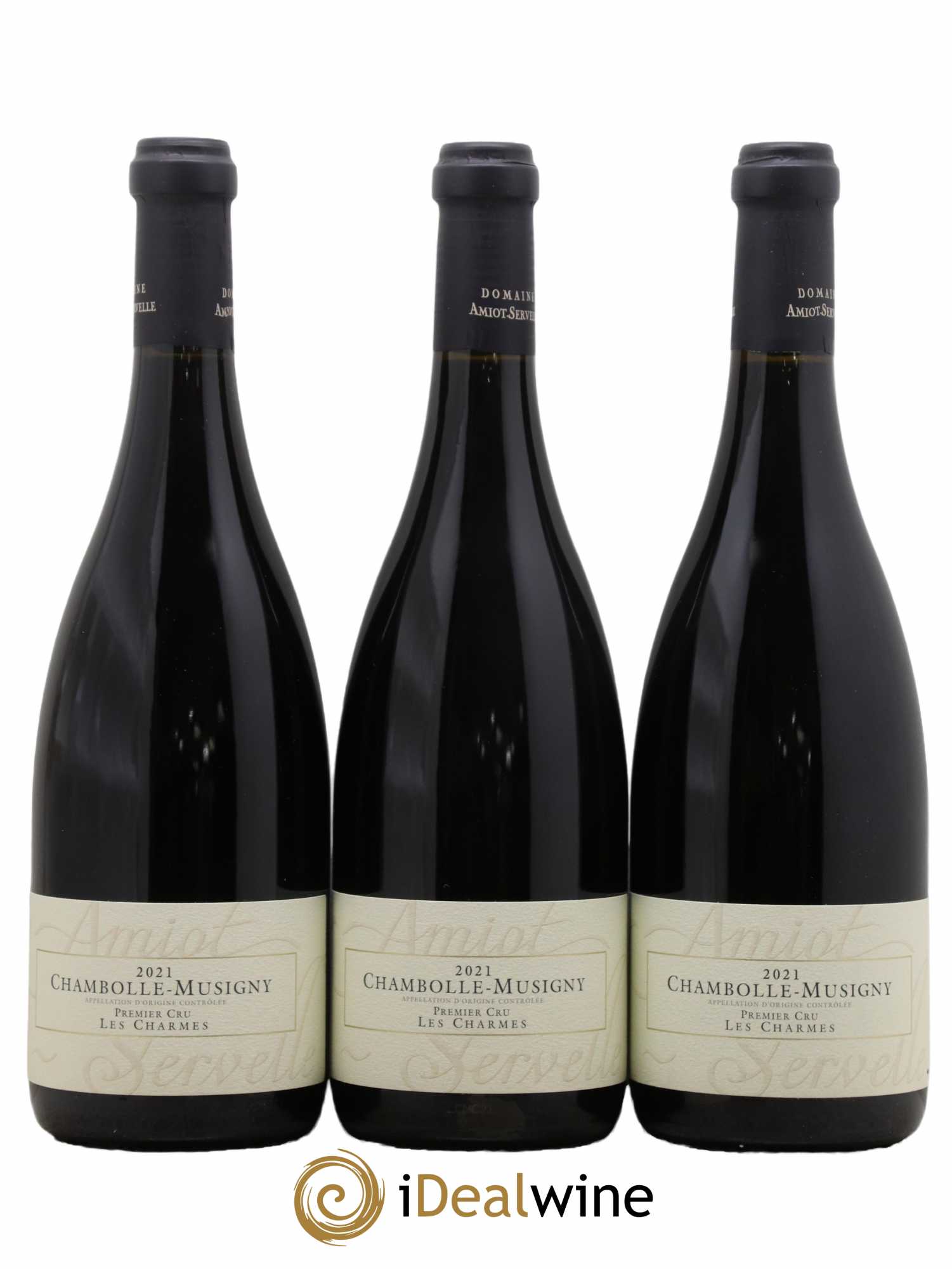 Chambolle-Musigny 1er Cru Les Charmes Amiot-Servelle 2021 - Lot de 3 bouteilles - 0