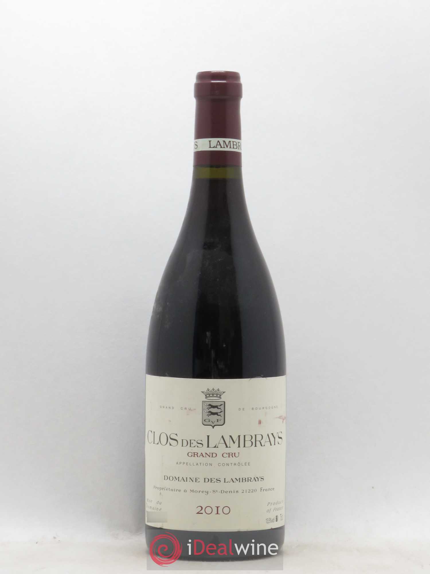Clos des Lambrays Grand Cru Domaine des Lambrays 2010 - Lot de 1 bouteille - 0