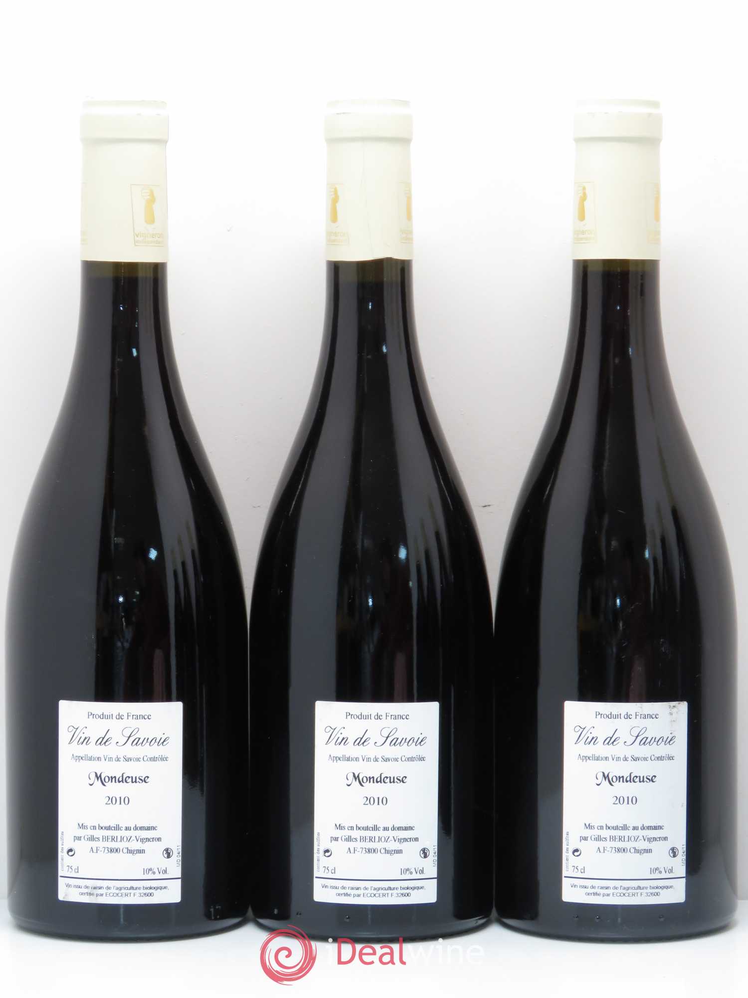 Vin de Savoie Mondeuse La deuse Gilles Berlioz 2010 - Posten von 6 Flaschen - 2