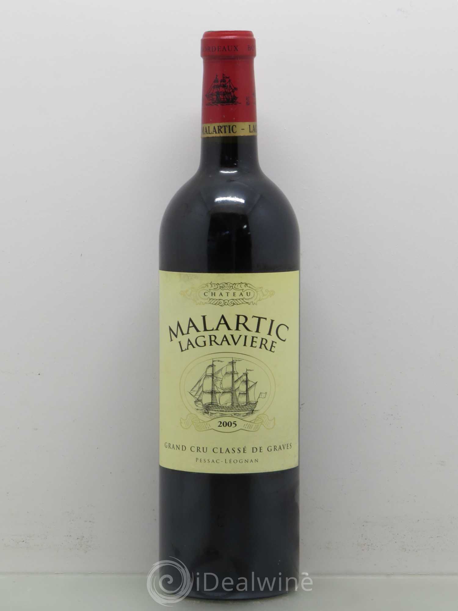 Château Malartic-Lagravière Cru Classé de Graves 2005 - Lot de 1 bouteille - 0
