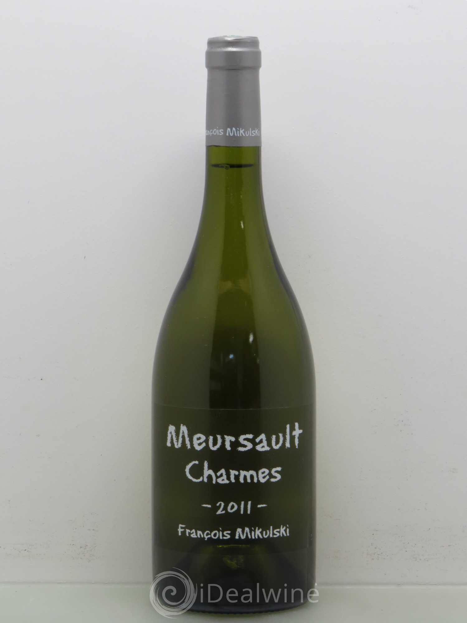 Meursault 1er Cru Charmes François Mikulski 2011 - Lot de 1 bouteille - 0