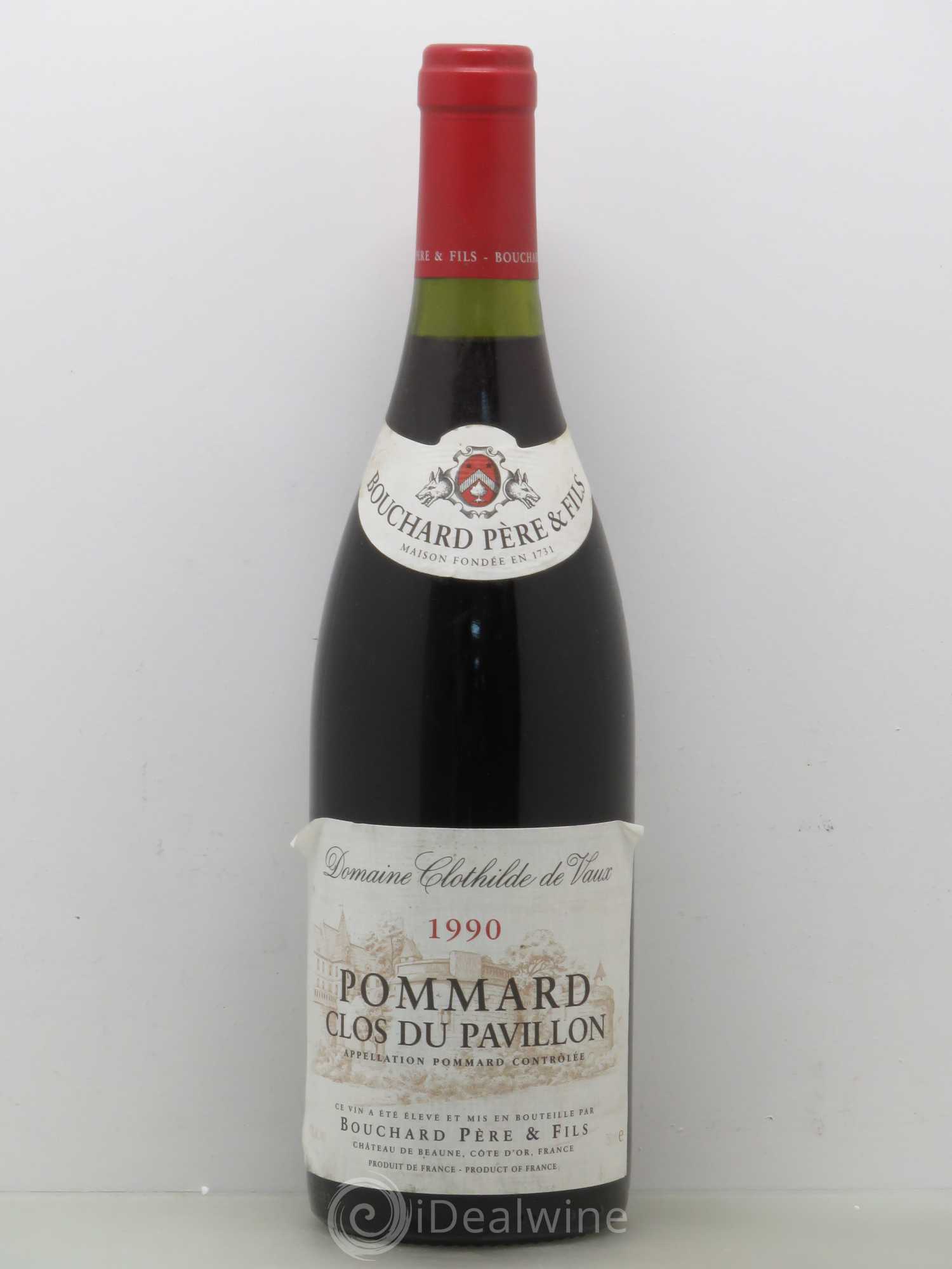 Pommard Clos du Pavillon Clothilde de Vaux - Bouchard Père et Fils 1990 - Posten von 1 Flasche - 0