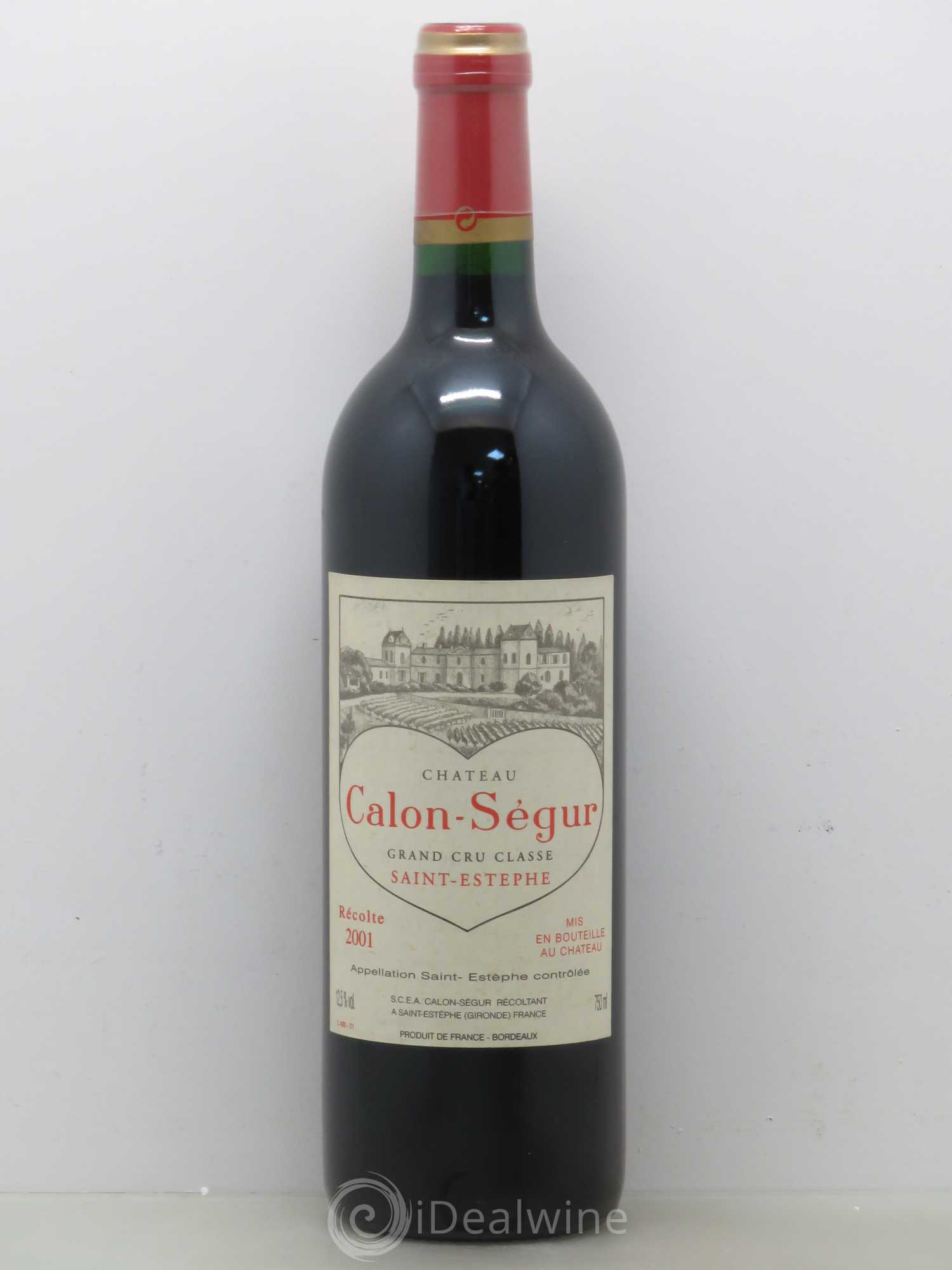 Château Calon Ségur 3ème Grand Cru Classé 2001 - Lot de 1 bouteille - 0