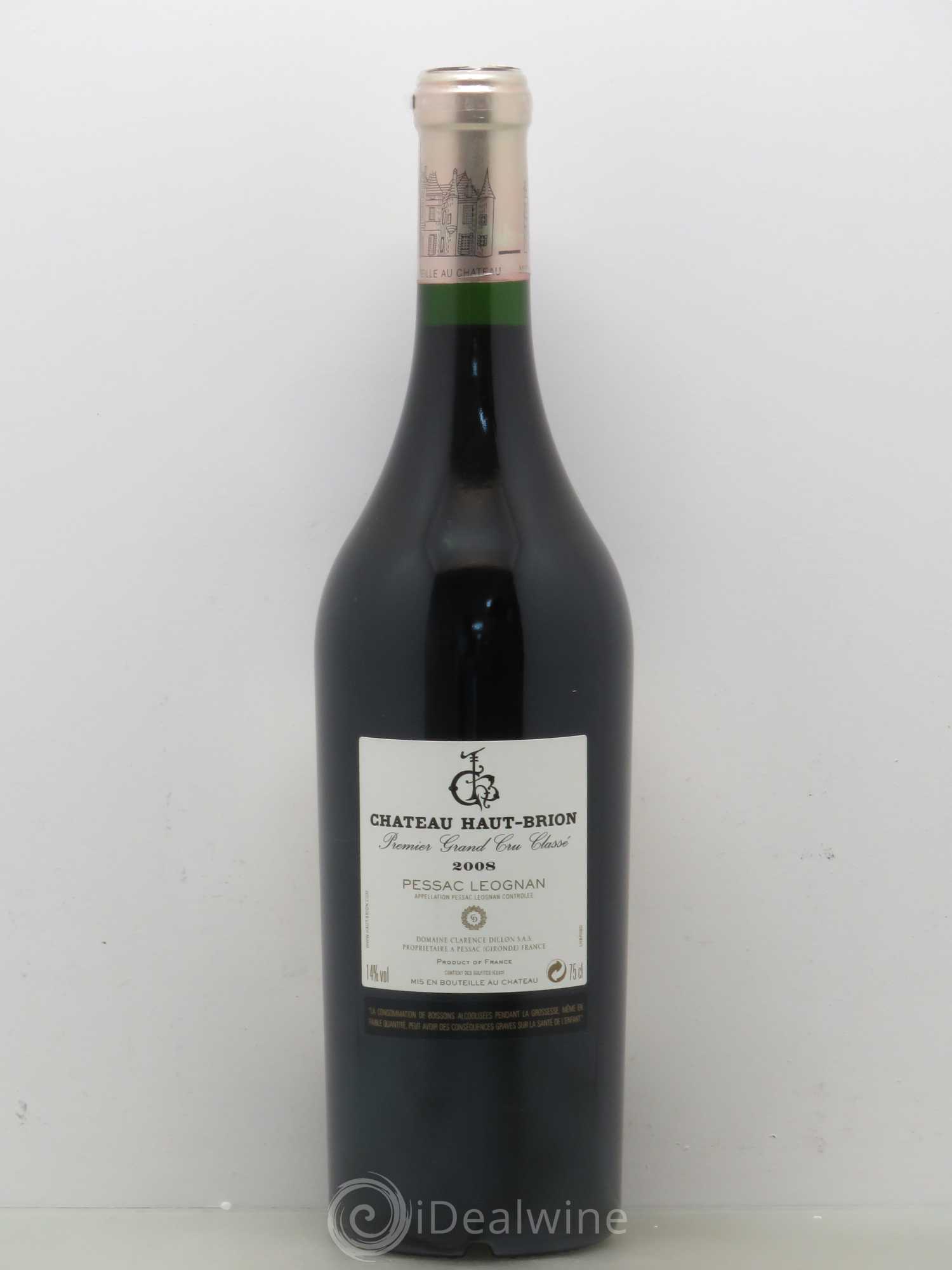 Château Haut Brion 1er Grand Cru Classé 2008 - Posten von 1 Flasche - 1