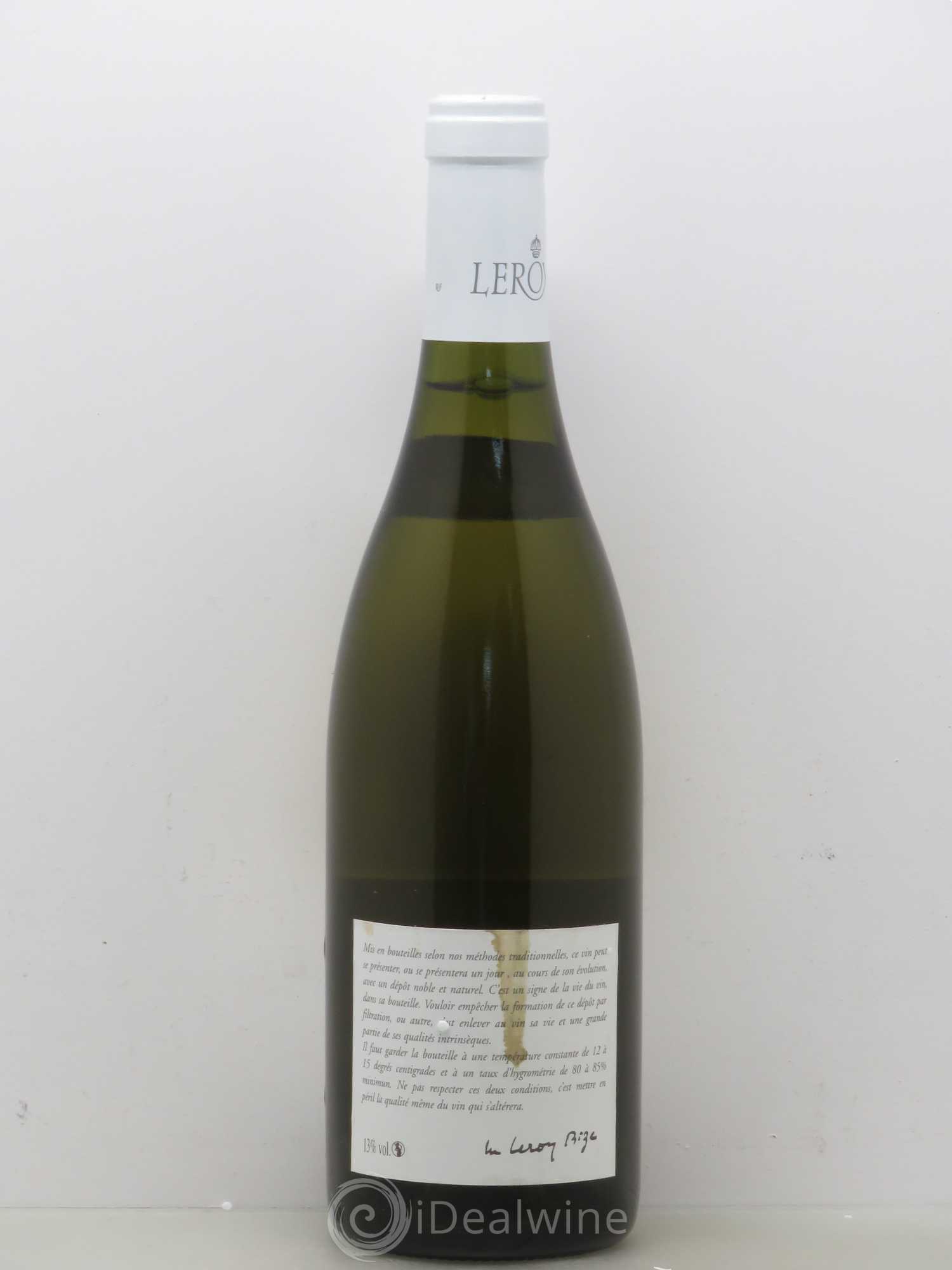 Chassagne-Montrachet 1er Cru Morgeot Leroy SA 2011 - Lot de 1 bouteille - 1