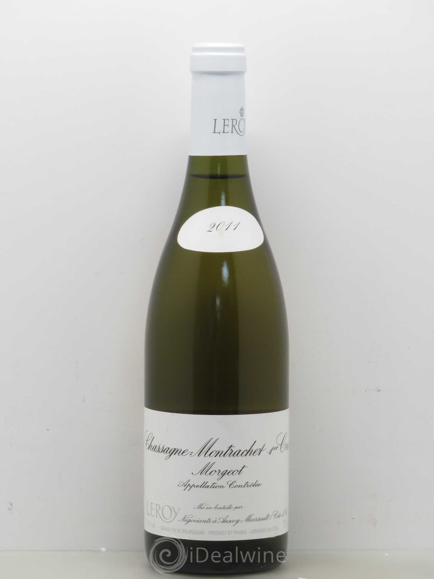 Chassagne-Montrachet 1er Cru Morgeot Leroy SA 2011 - Lot de 1 bouteille - 0