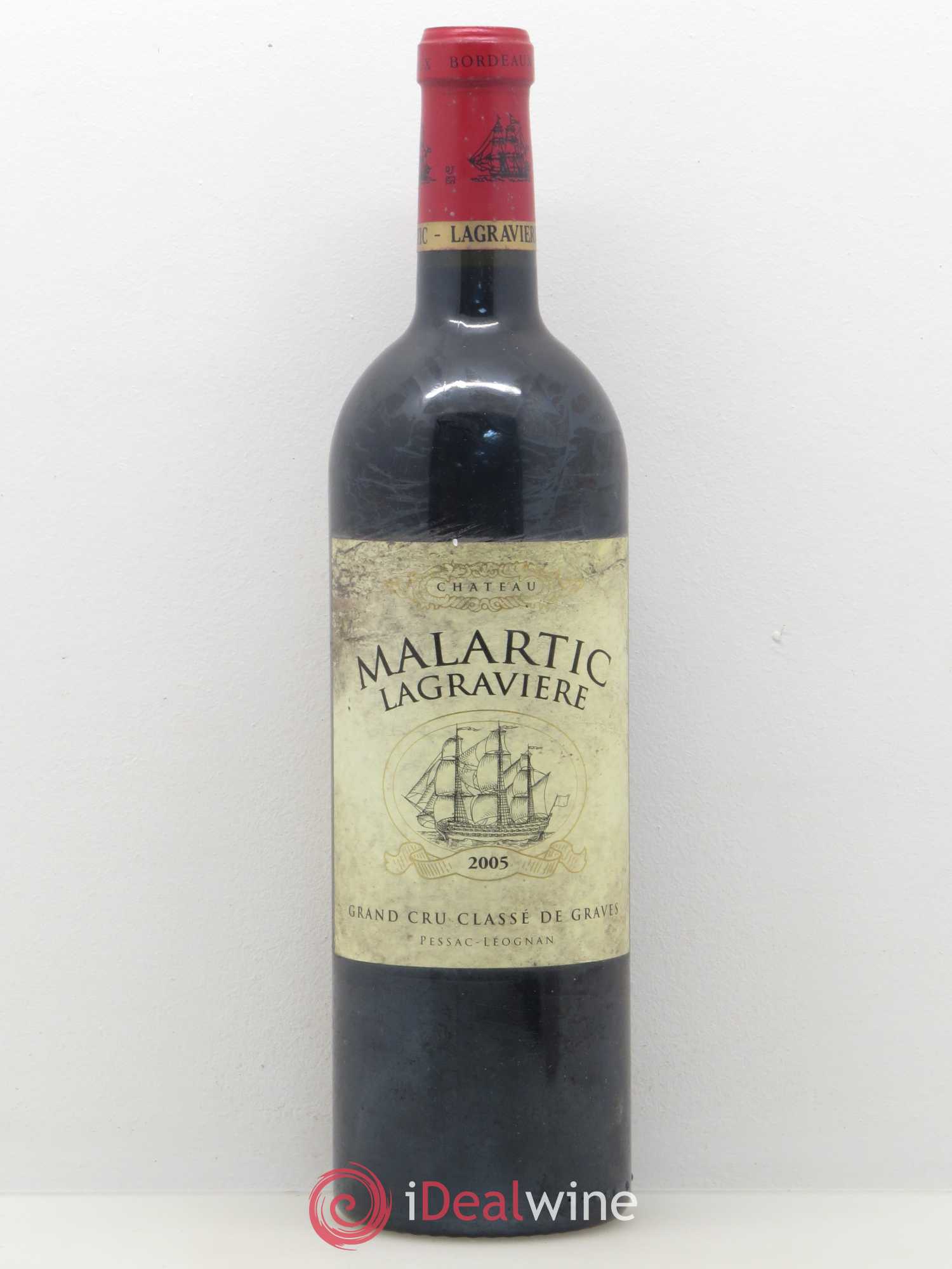 Château Malartic-Lagravière Cru Classé de Graves 2005 - Lot de 1 bouteille - 0