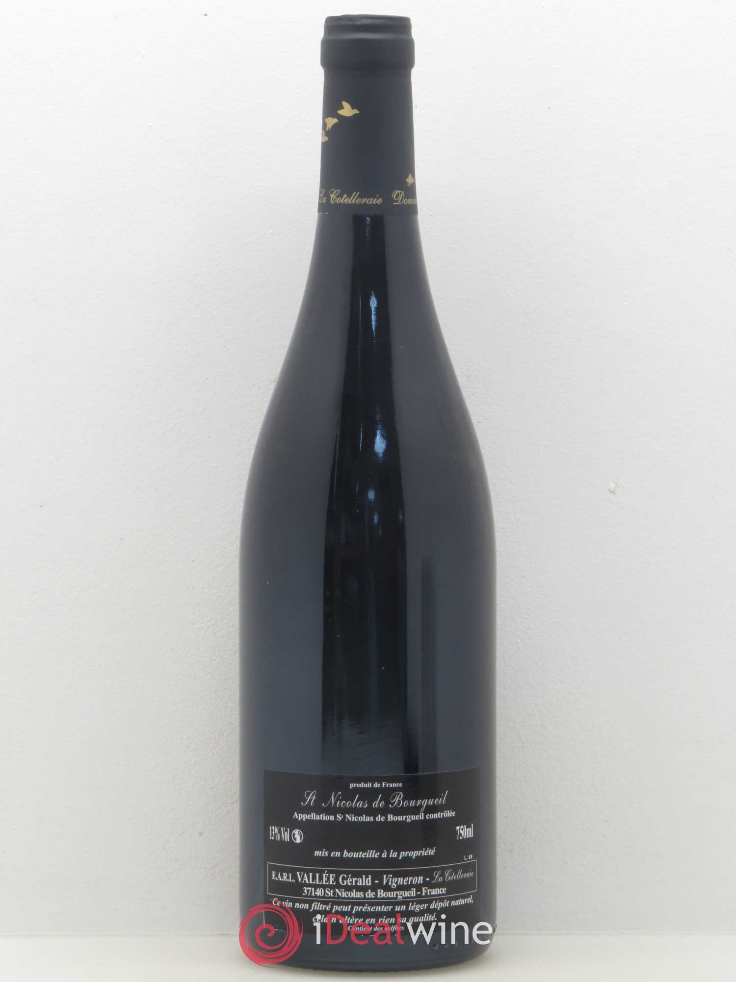 Saint-Nicolas de Bourgueil Le Vau Jaumier Domaine Gerald Vallee 2009 - Lot de 1 bouteille - 1