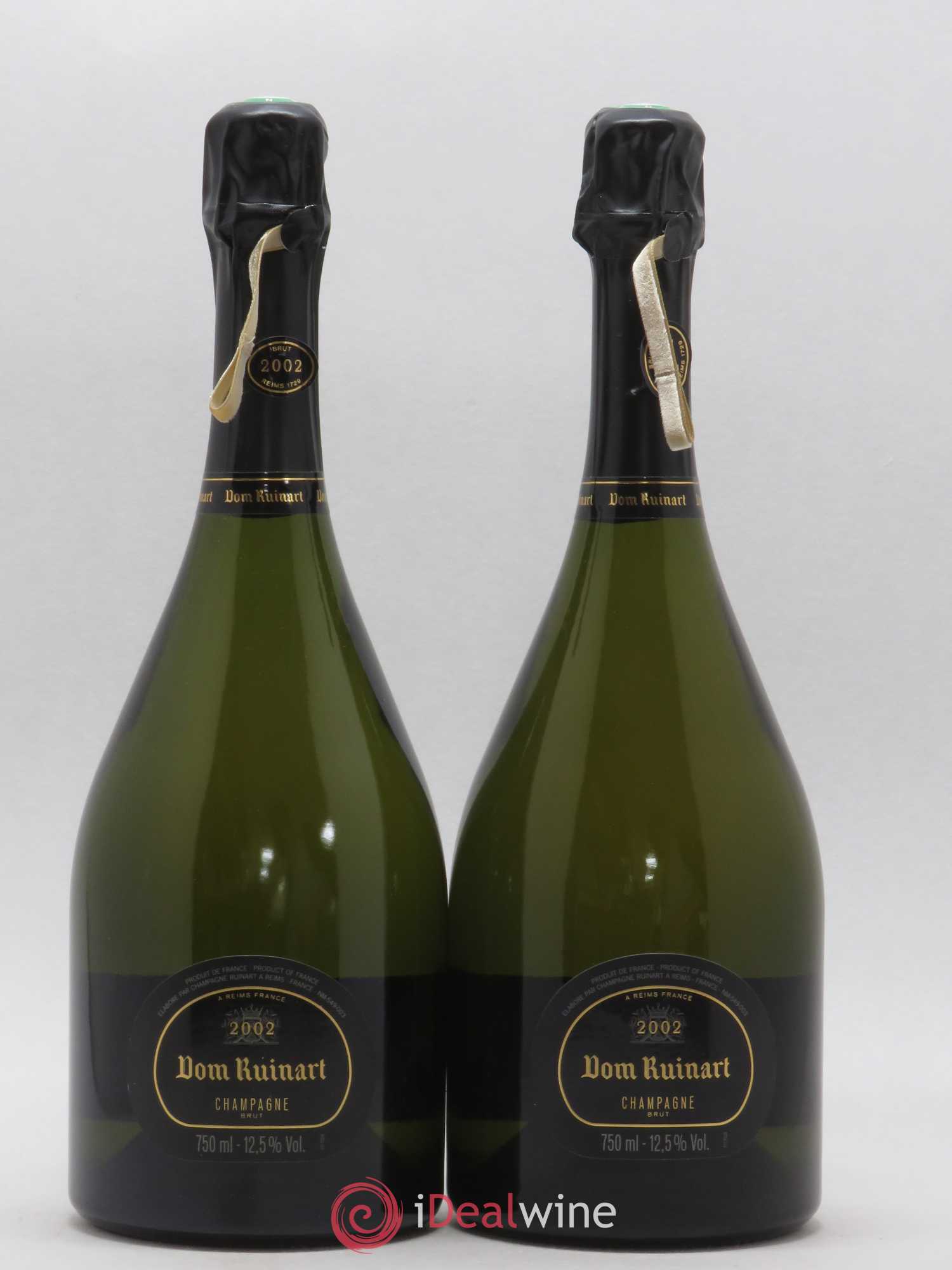 Dom Ruinart Brut Ruinart 2002 - Lot de 2 bouteilles - 0