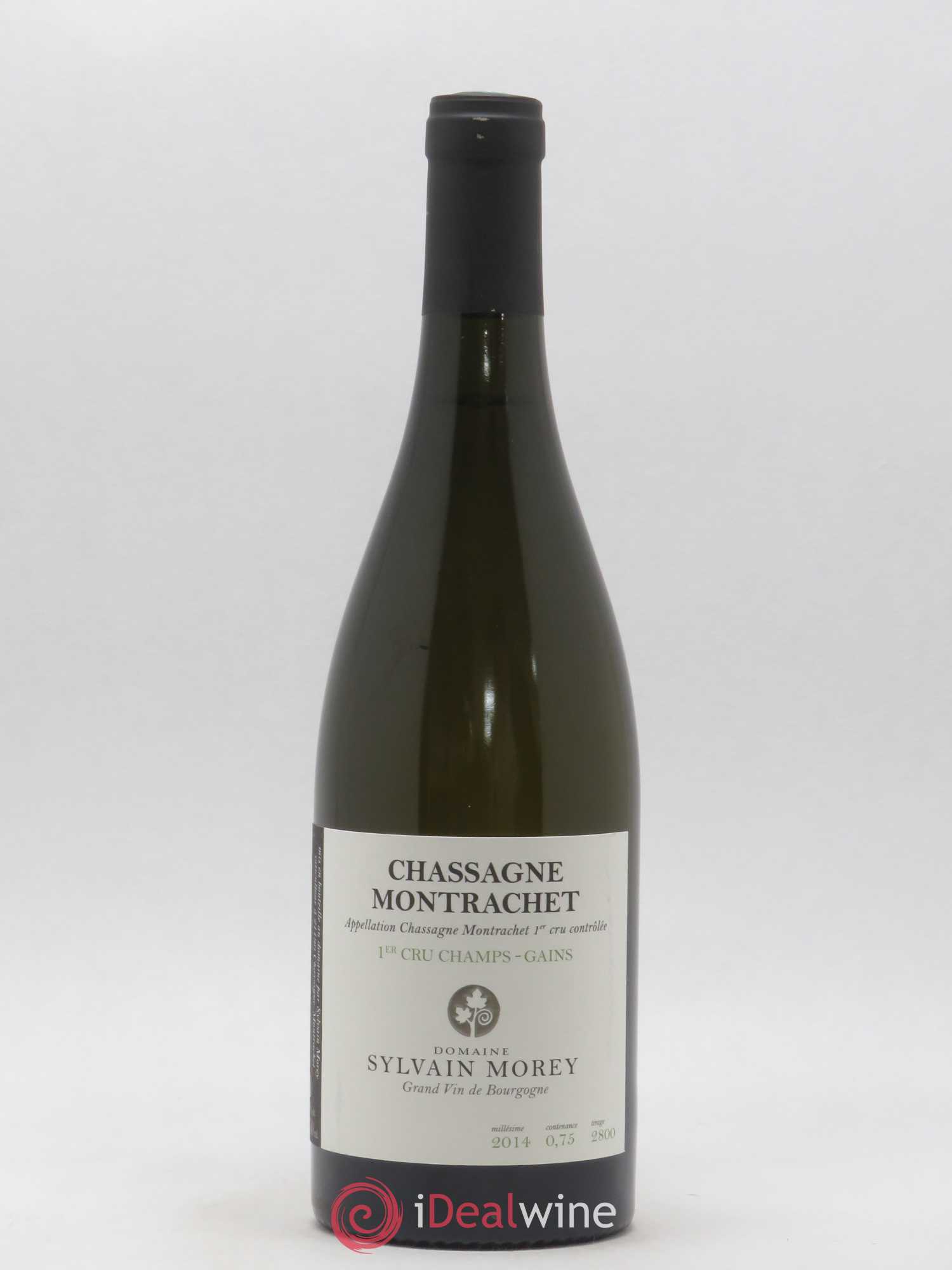 Chassagne-Montrachet 1er Cru Champs Gains Sylvain Morey (sans prix de réserve) 2014 - Lotto di 1 bottiglia - 0