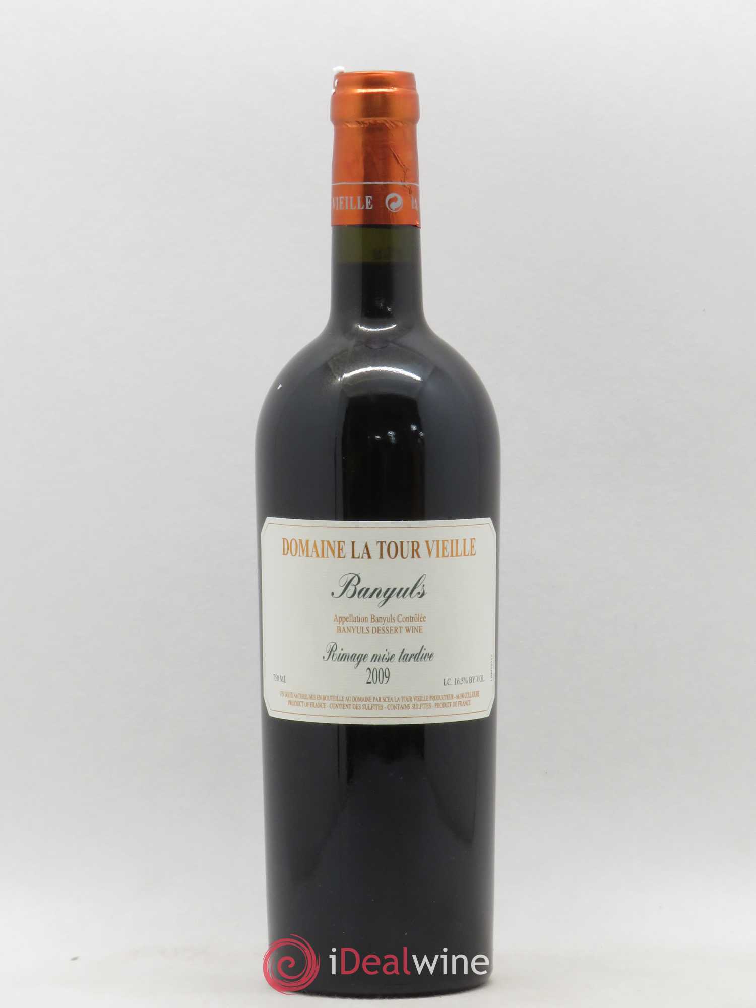 Banyuls Mise Tardive Domaine de La Tour Vieille Rimage (sans prix de réserve) 2009 - Posten von 1 Flasche - 0
