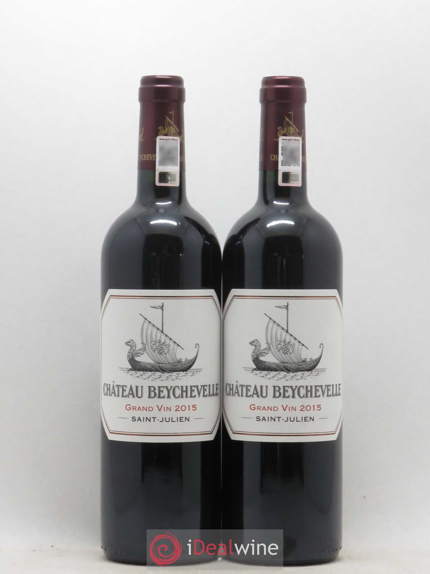 Château Beychevelle 4ème Grand Cru Classé 2015 - Lot de 2 bouteilles - 0