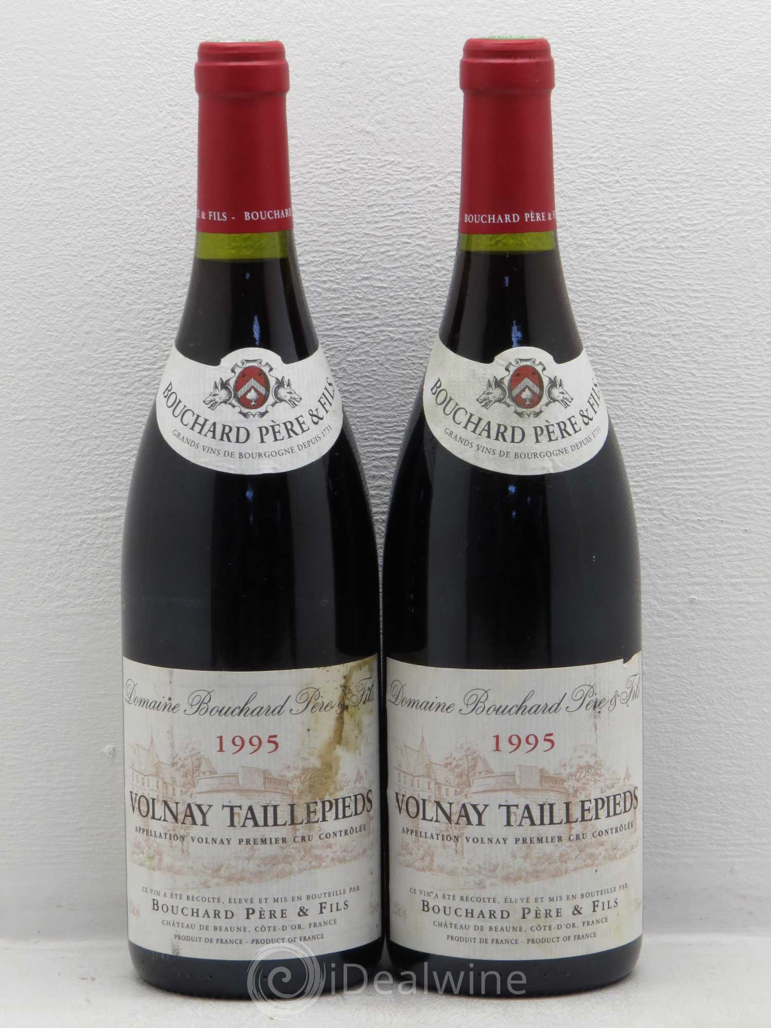 Volnay 1er Cru Taillepieds Bouchard Père & Fils 1995 - Lot de 2 bouteilles - 0