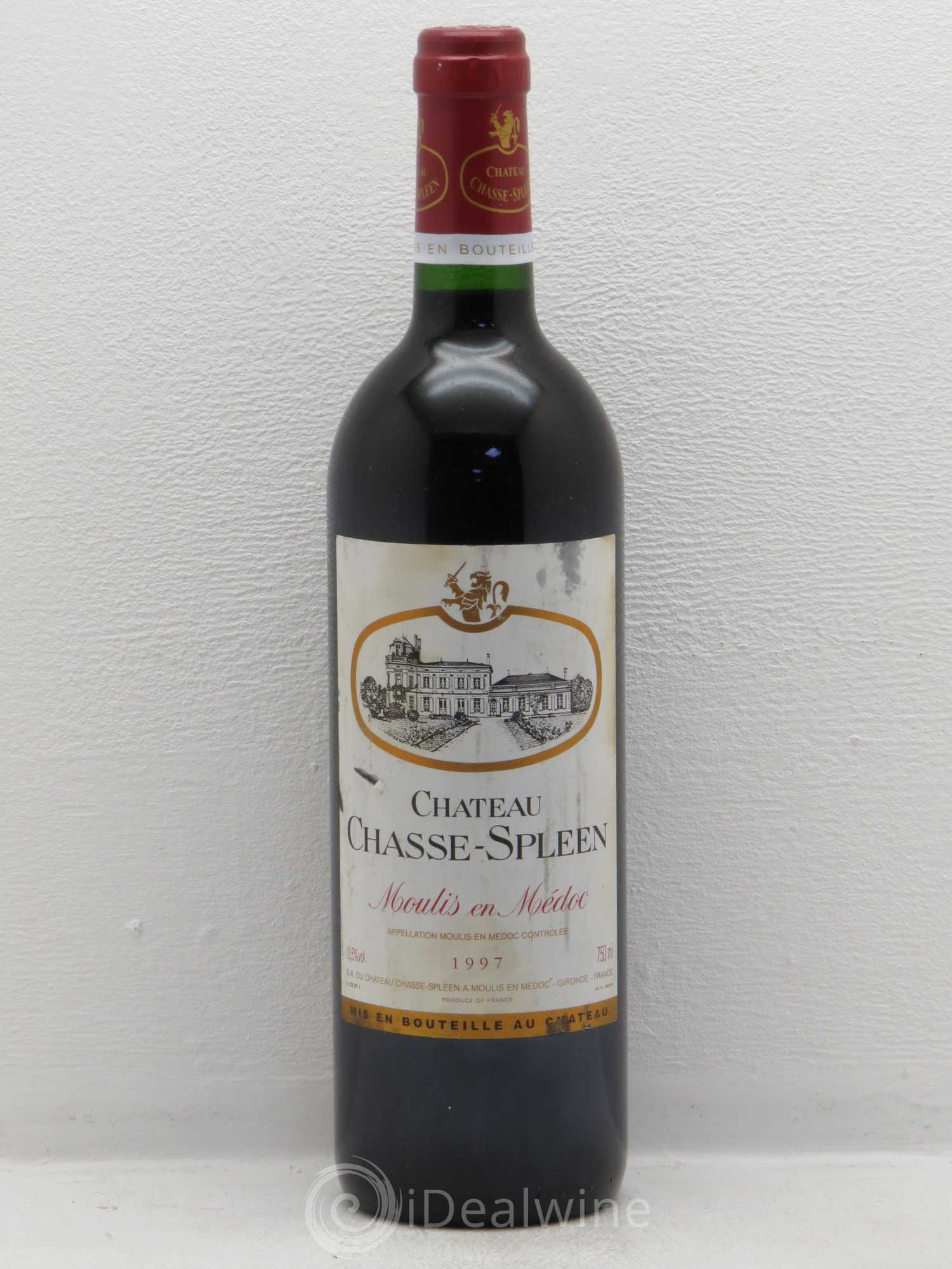 Château Chasse Spleen 1997 - Lot de 1 bouteille - 0
