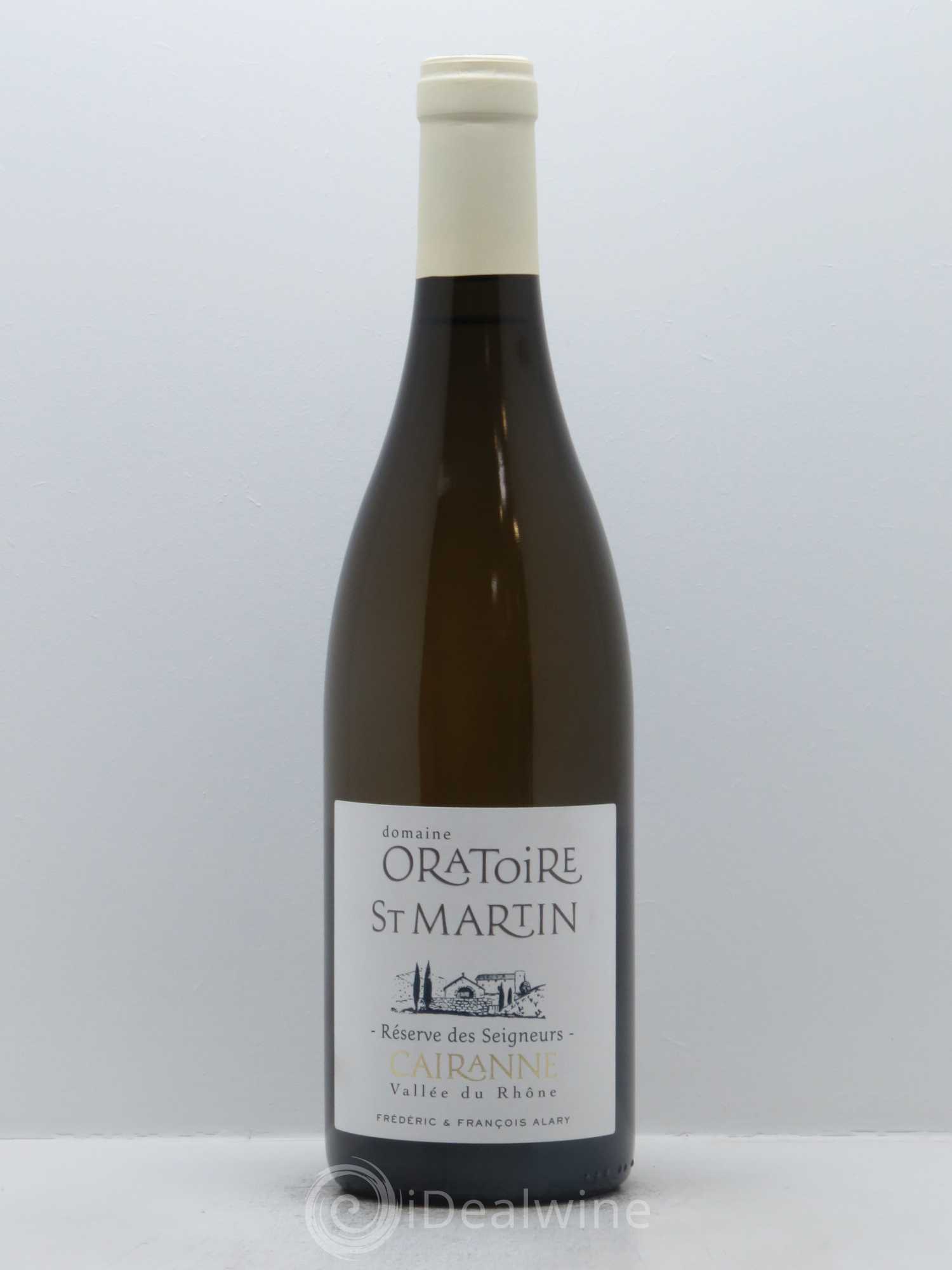 Cairanne Réserve des Seigneurs Oratoire Saint-Martin - Frédéric et François Alary 2016 - Lot de 1 bouteille - 0