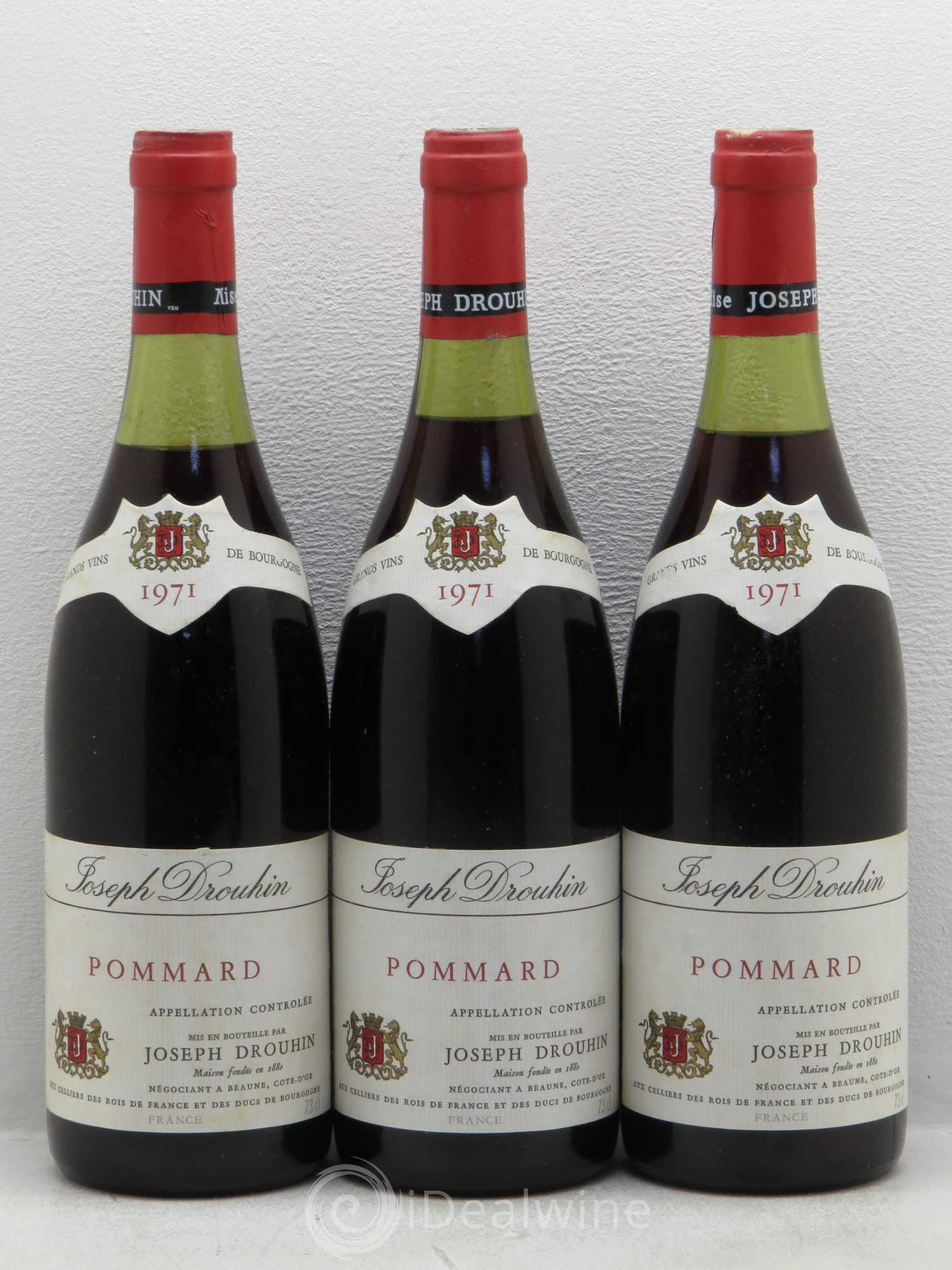 Pommard Joseph Drouhin 1971 - Lot de 3 bouteilles - 0