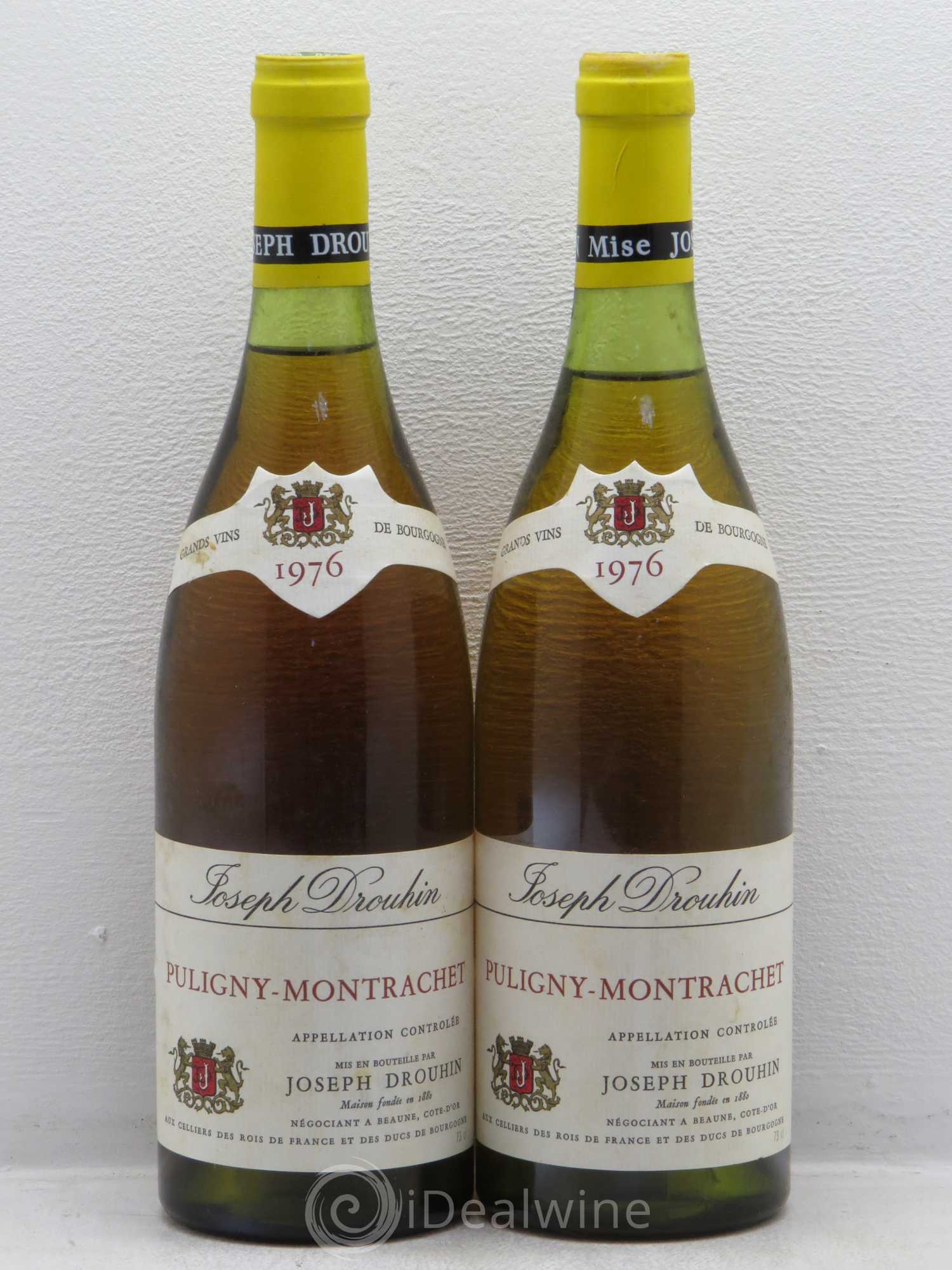 Puligny-Montrachet Joseph Drouhin 1976 - Lot de 2 bouteilles - 0