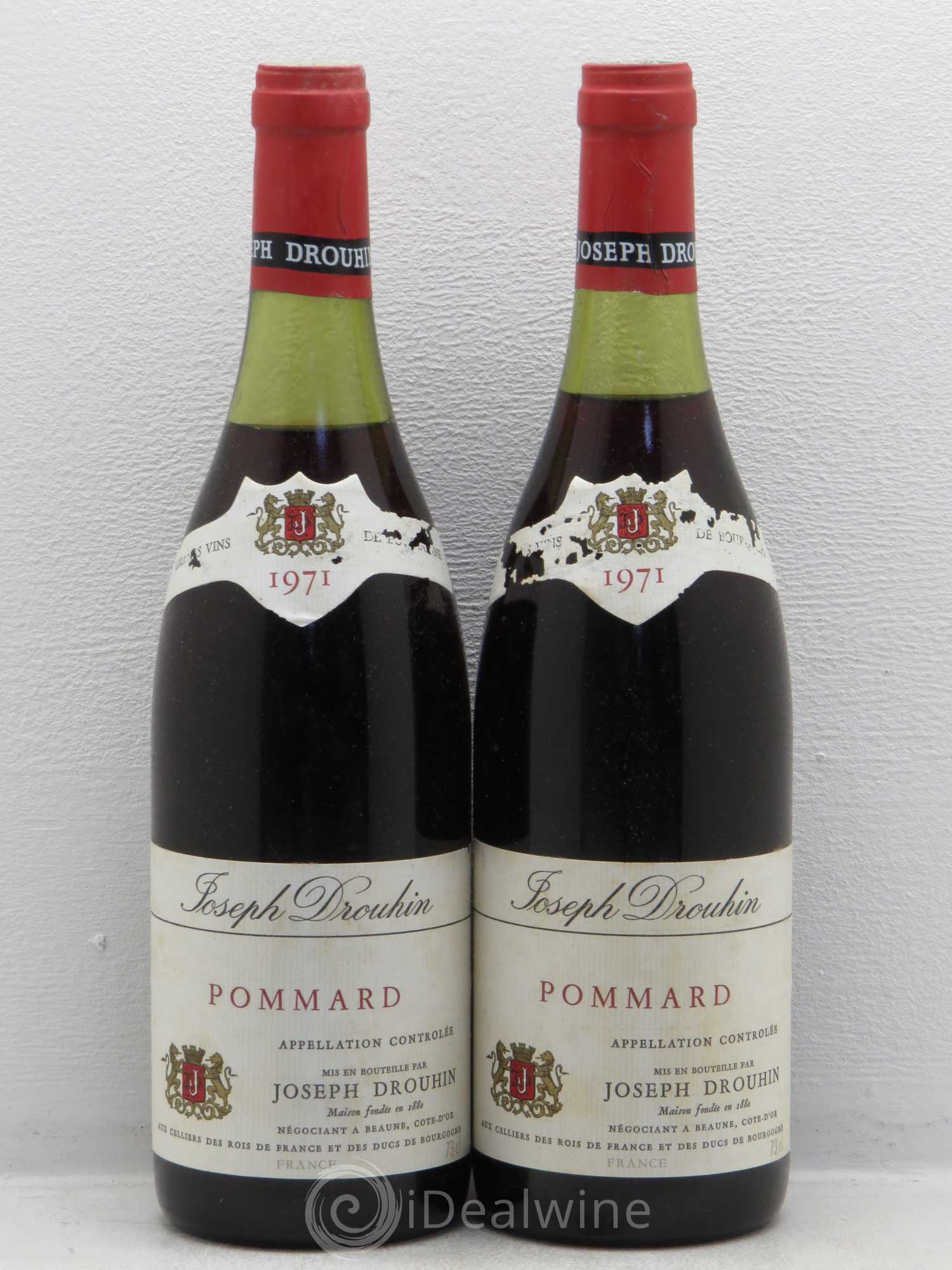 Pommard Joseph Drouhin 1971 - Lot de 2 bouteilles - 0