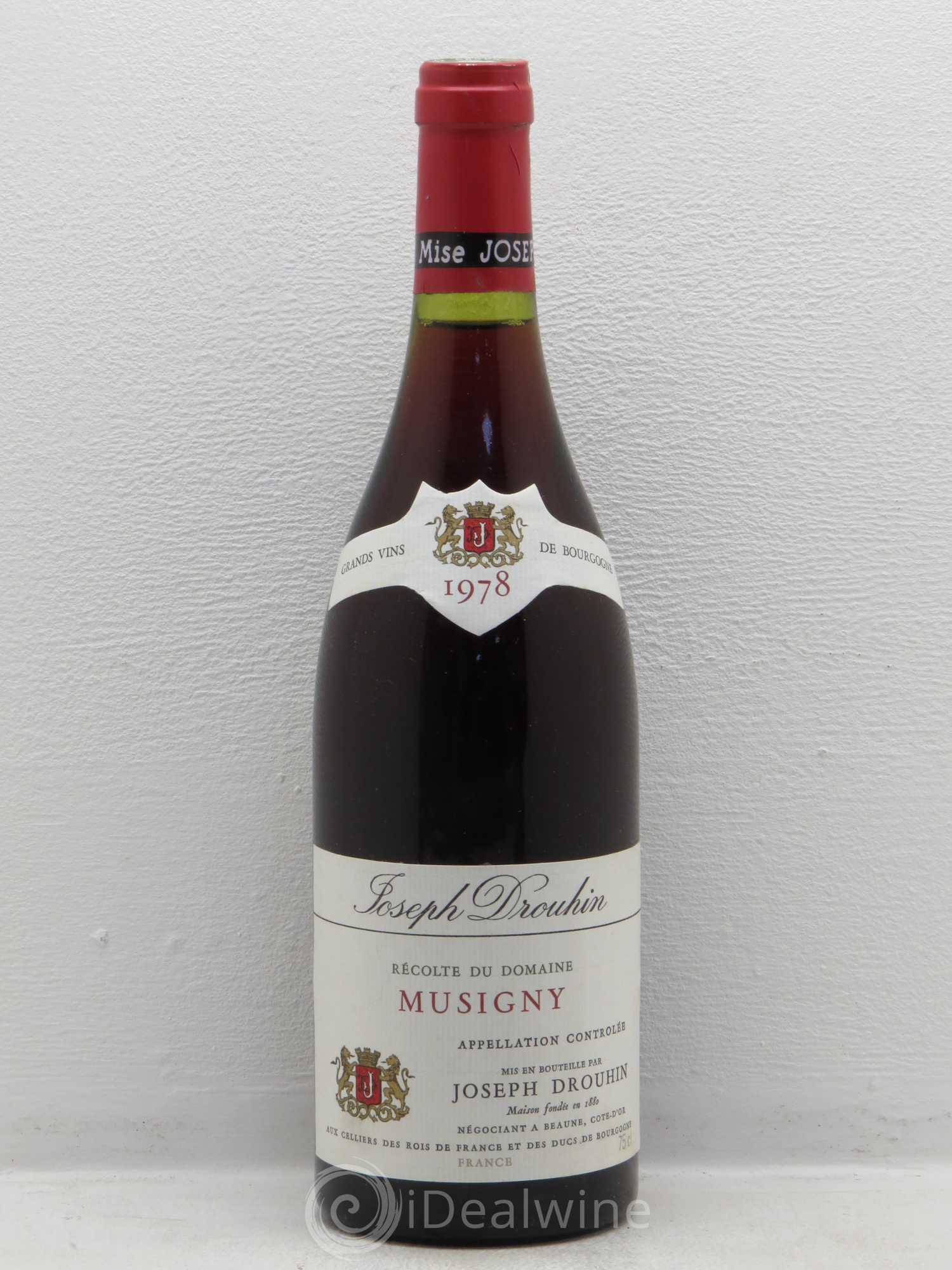 Musigny Grand Cru Joseph Drouhin 1978 - Lot de 1 bouteille - 0
