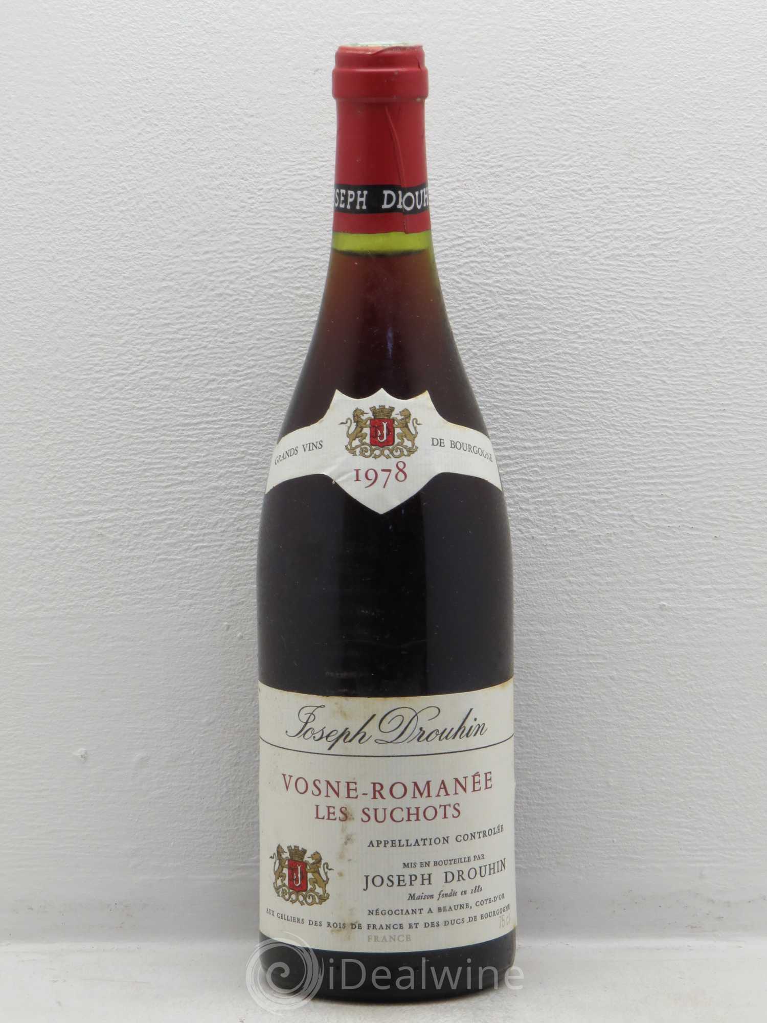 Vosne-Romanée Les Suchots Joseph Drouhin 1978 - Posten von 1 Flasche - 0