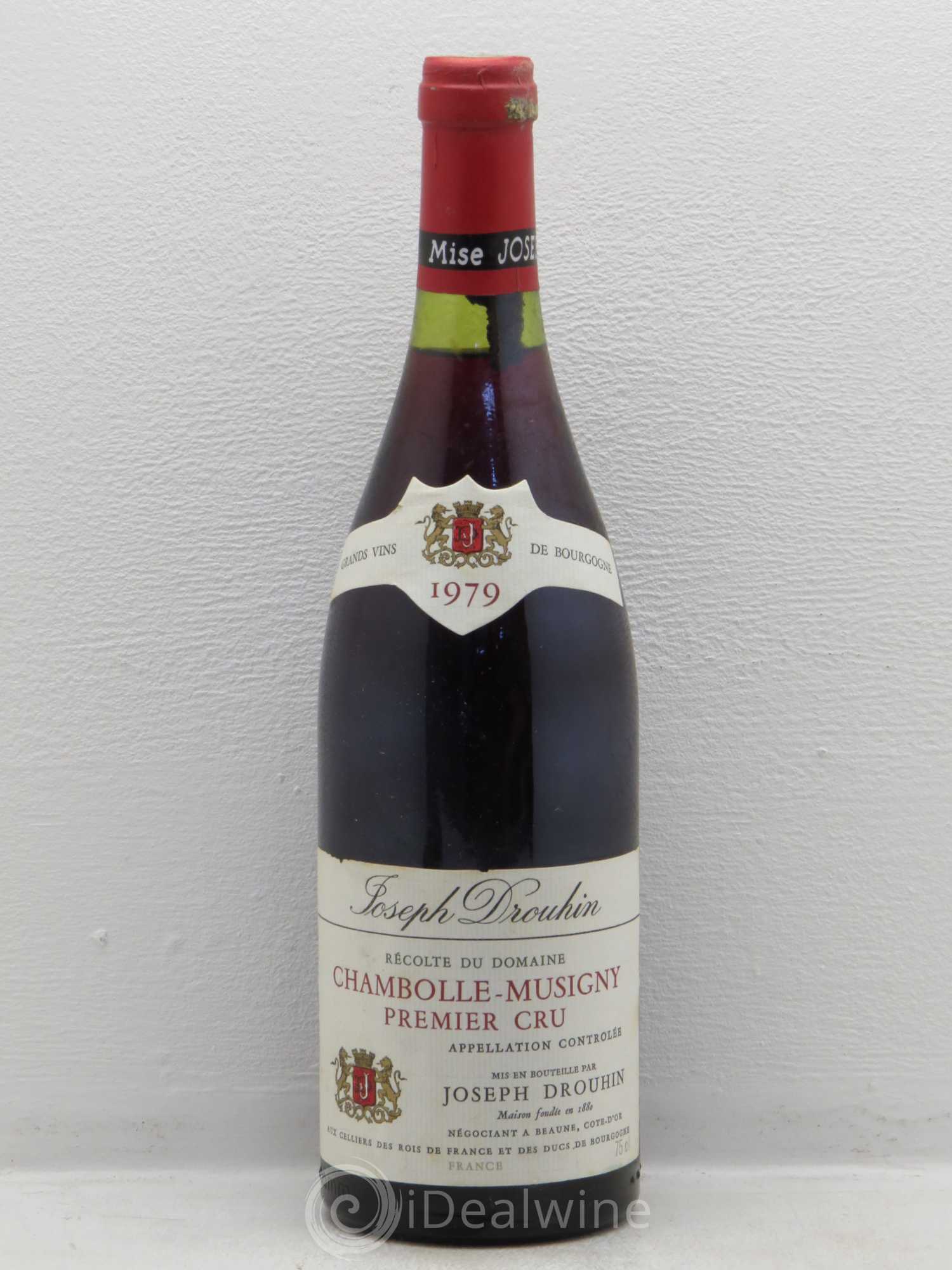 Chambolle-Musigny 1er Cru Joseph Drouhin 1979 - Lot de 1 bouteille - 0