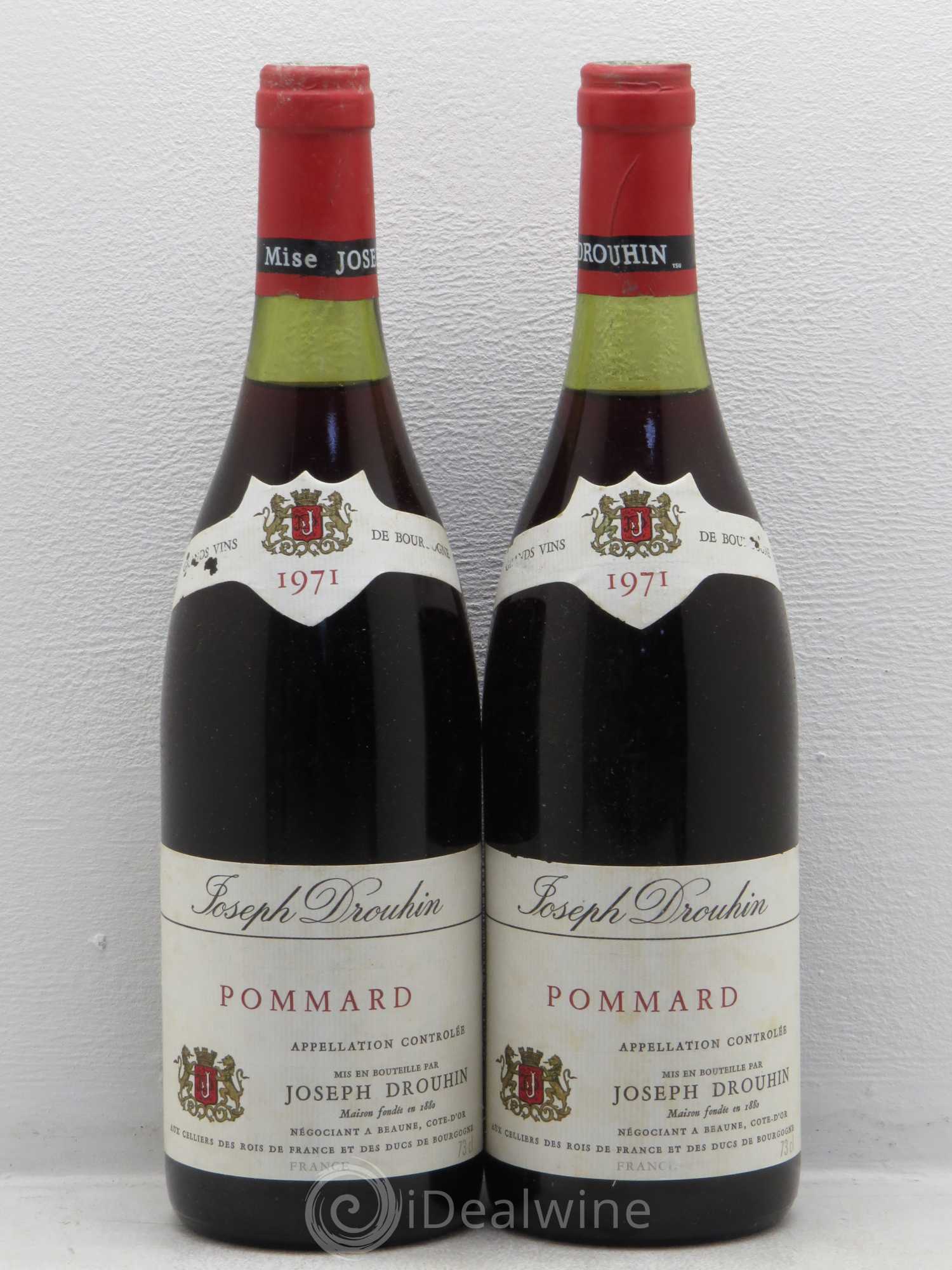 Pommard Joseph Drouhin 1971 - Lot de 2 bouteilles - 0