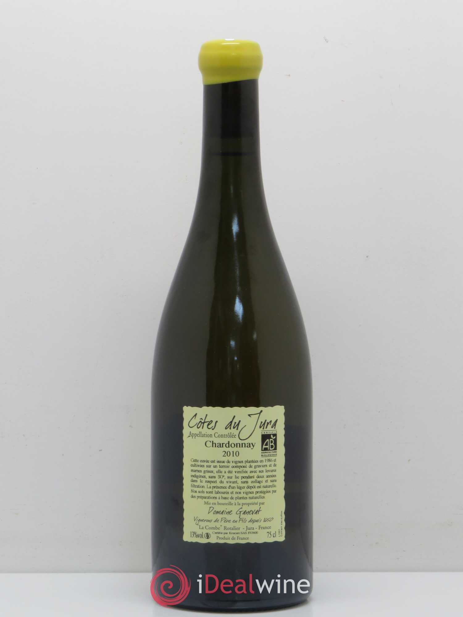Côtes du Jura Cuvée Florine Jean-François Ganevat (Domaine) 2010 - Lot de 1 bouteille - 1