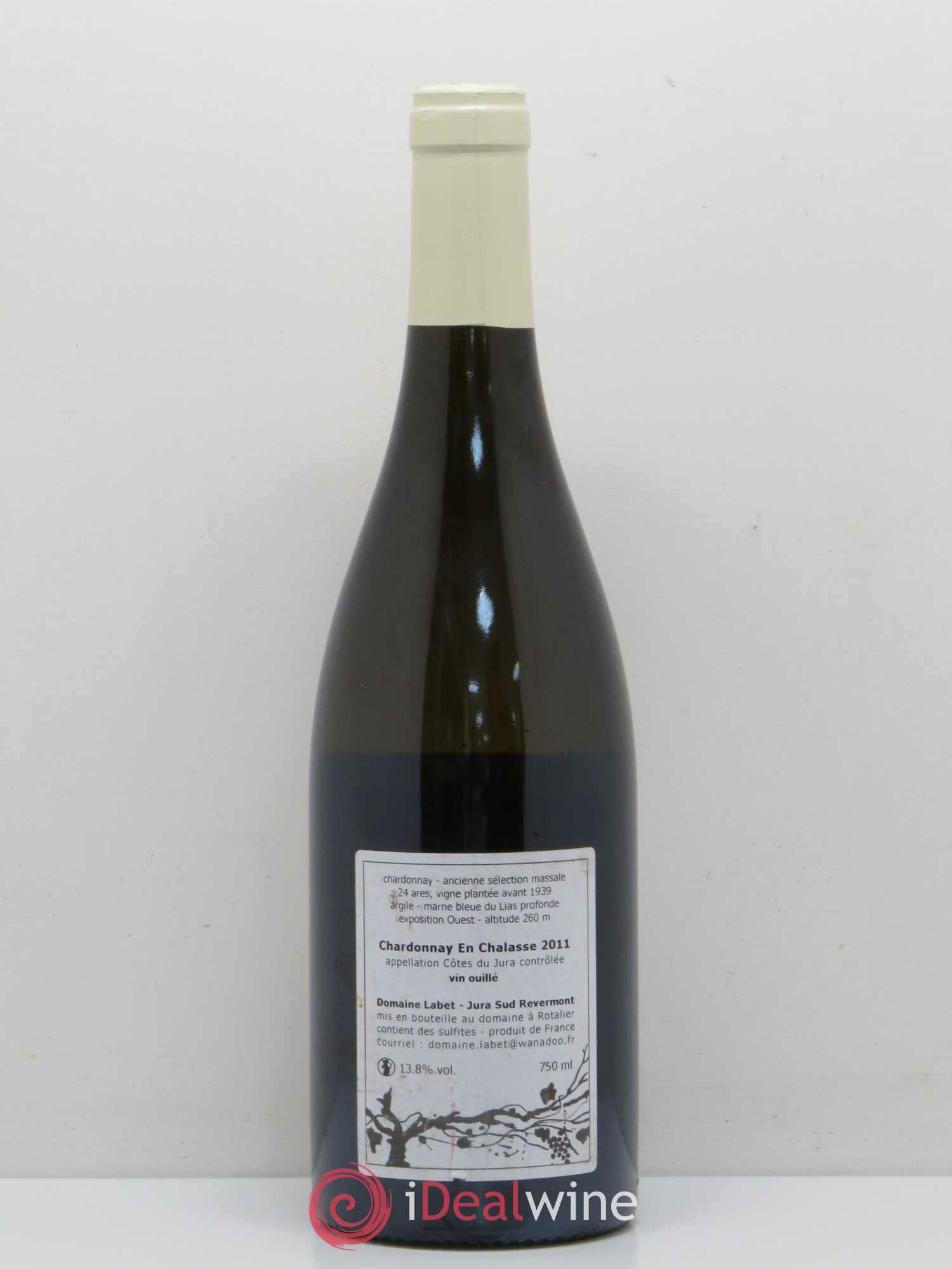 Arbois en chalasse Chardonnay ouillé Labet 2011 - Posten von 1 Flasche - 1