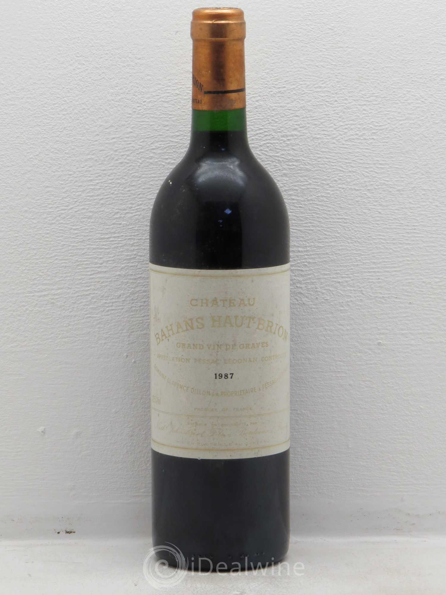 Clarence (Bahans) de Haut-Brion Second Vin 1987 - Lot de 1 bouteille - 0