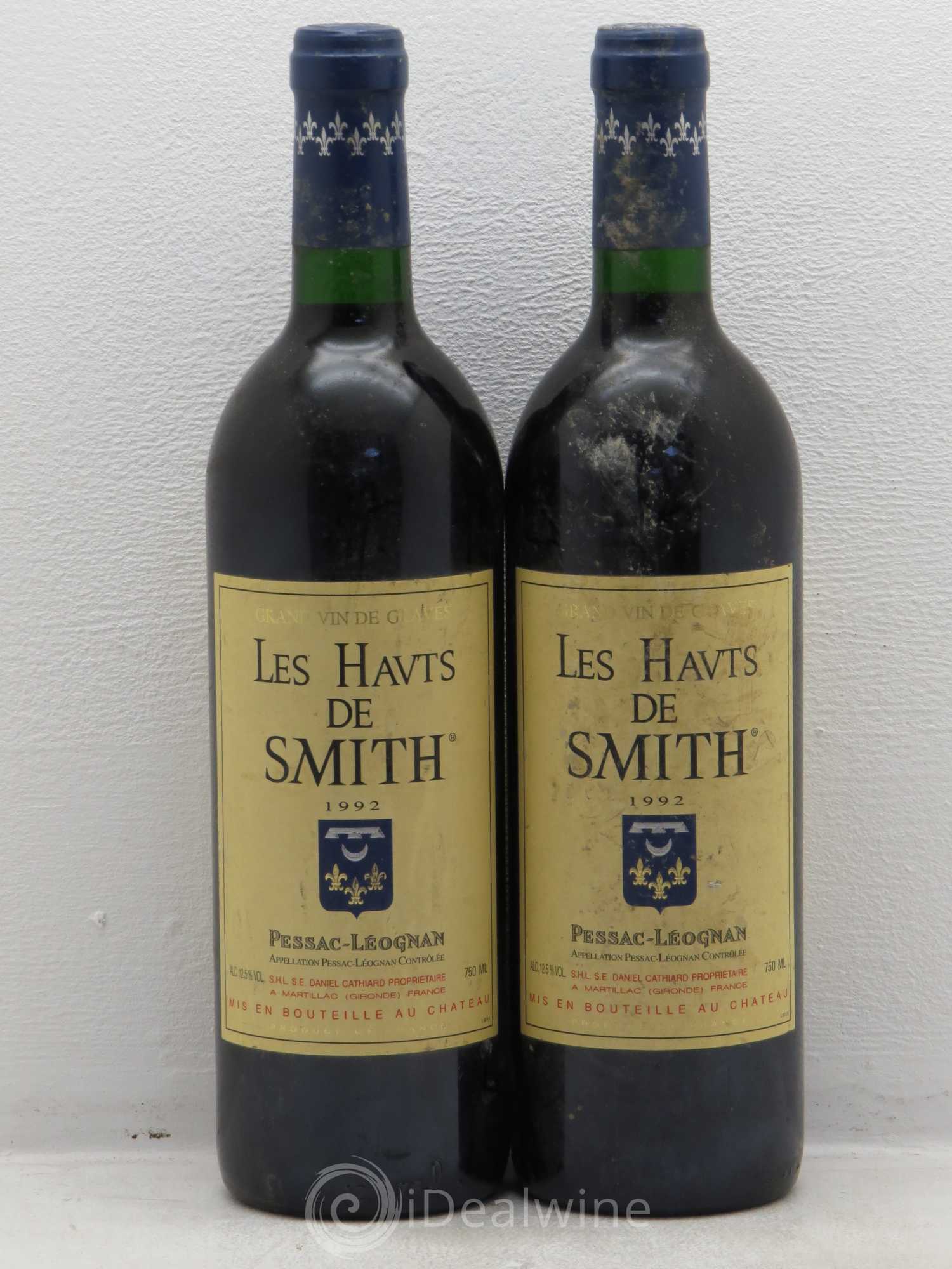 Les Hauts de Smith Second Vin 1992 - Lot de 2 bouteilles - 0