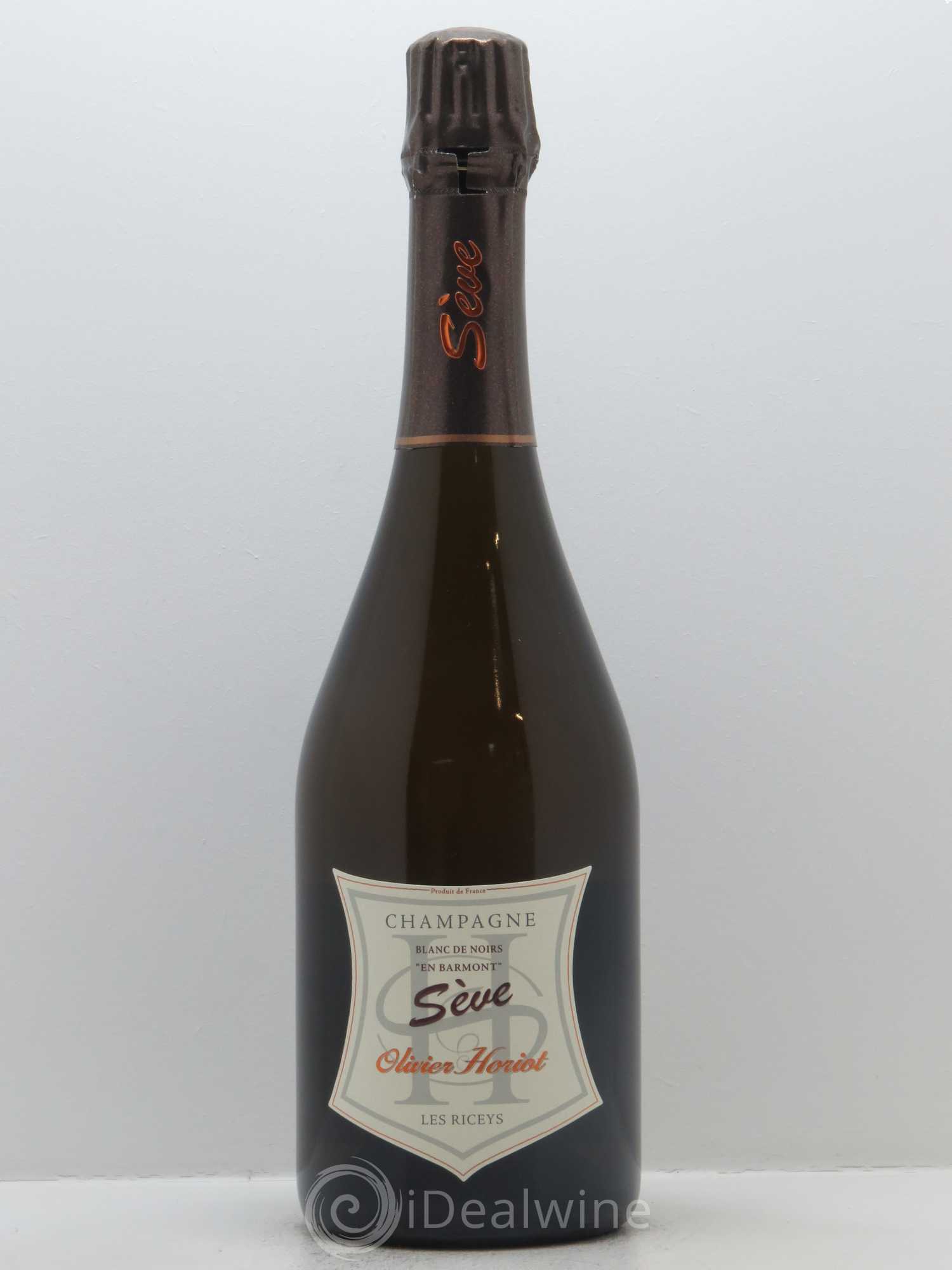 Blanc de Noirs Sève Brut Nature Olivier Horiot 2010 - Lot de 1 bouteille - 0