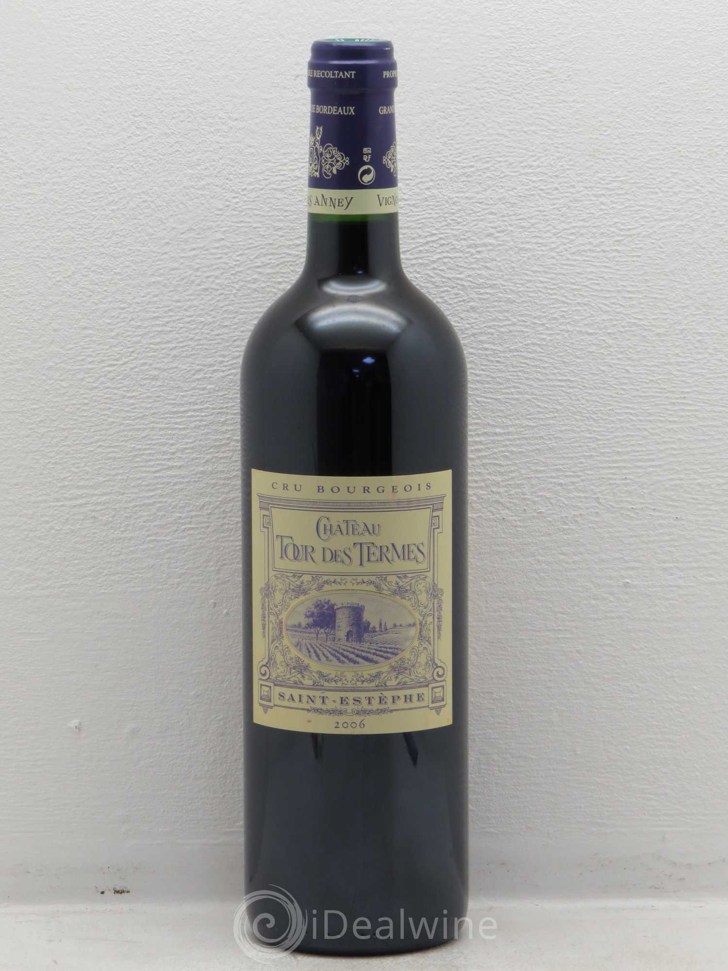 Château Tour des Termes Cru Bourgeois 2006 - Lot de 1 bouteille - 0