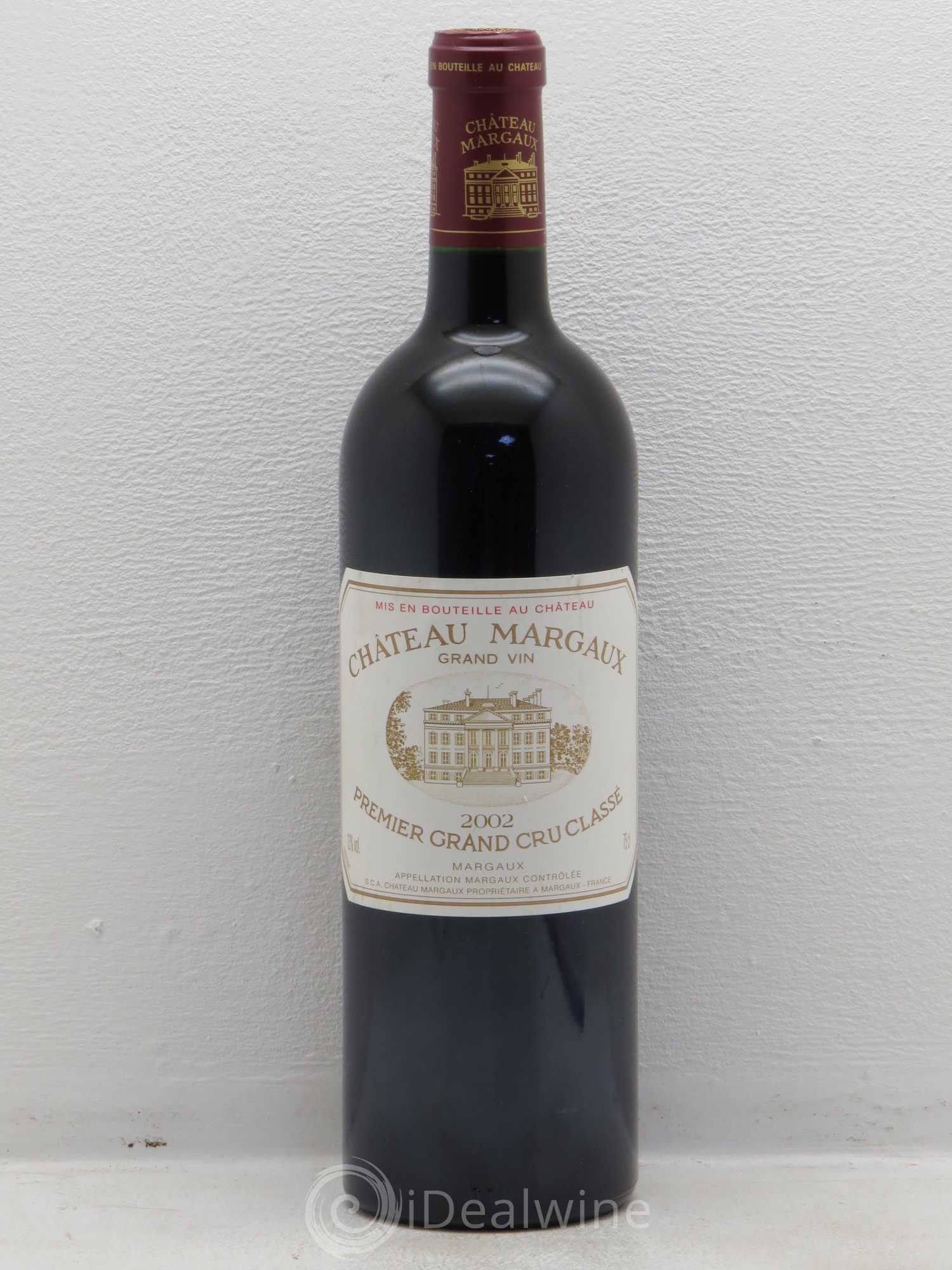Château Margaux 1er Grand Cru Classé 2002 - Lot de 1 bouteille - 0