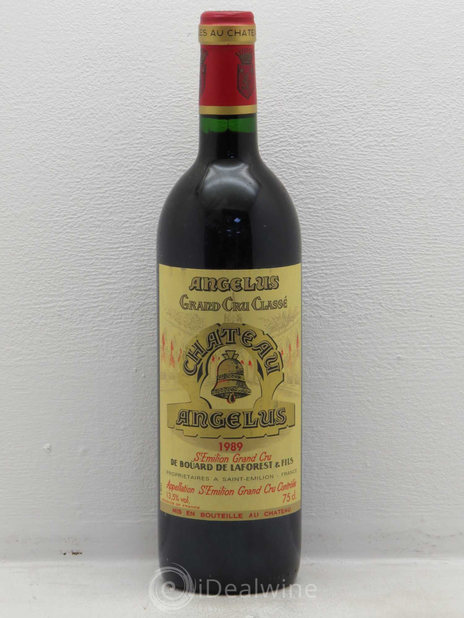 Château Angélus 1er Grand Cru Classé A 1989 - Lot de 1 bouteille - 0