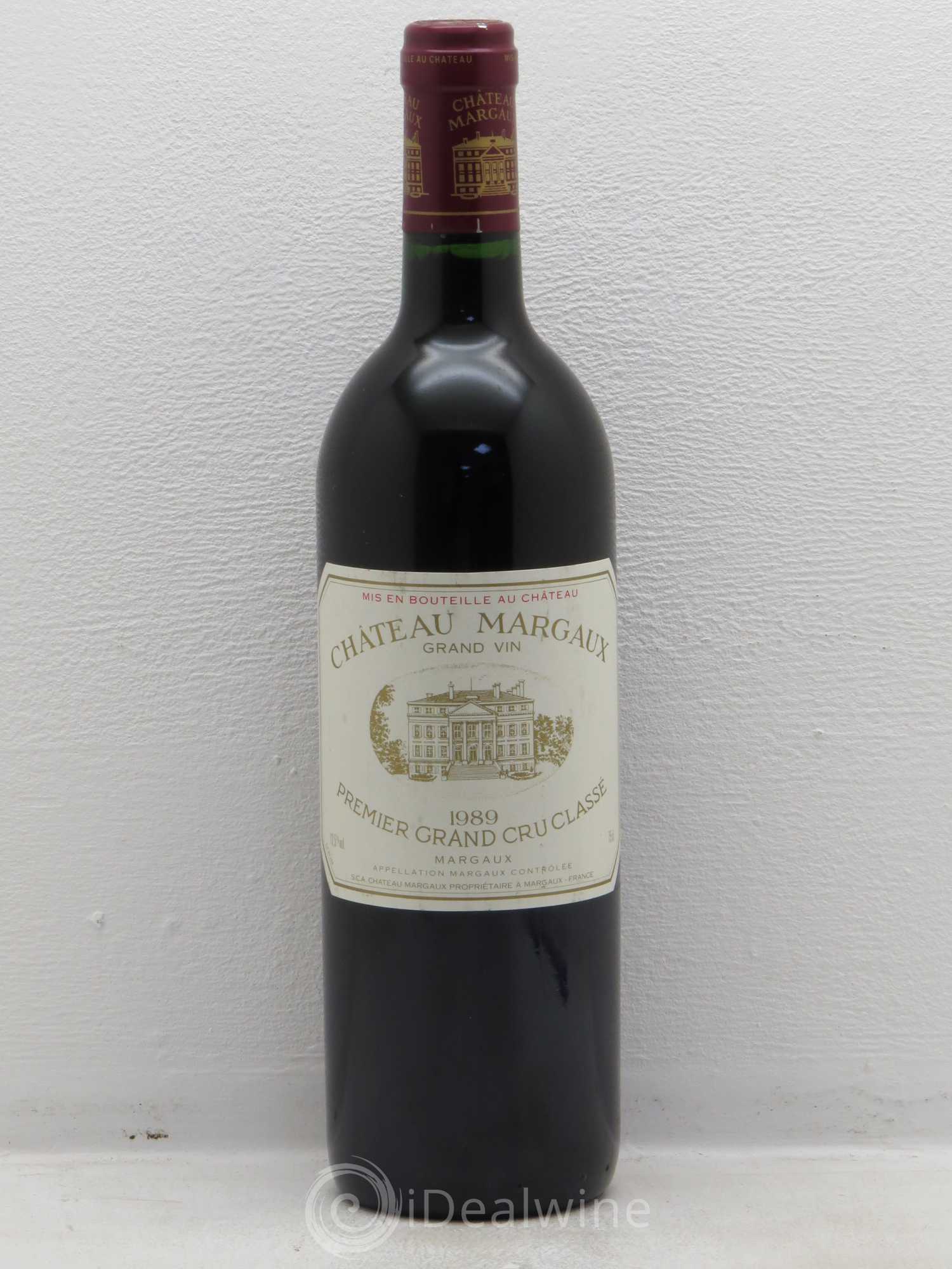Château Margaux 1er Grand Cru Classé 1989 - Lot de 1 bouteille - 0