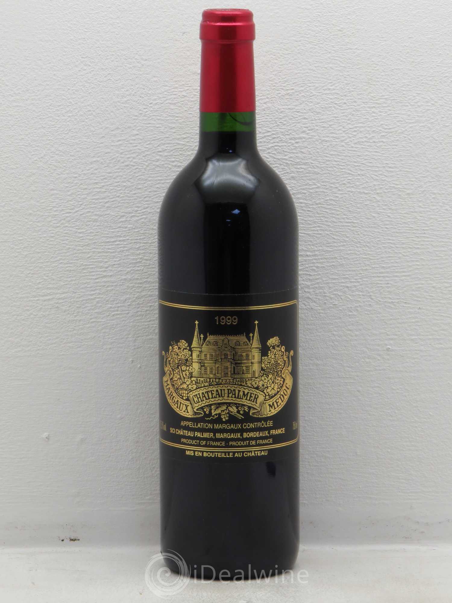 Château Palmer 3ème Grand Cru Classé 1999 - Lot de 1 bouteille - 0