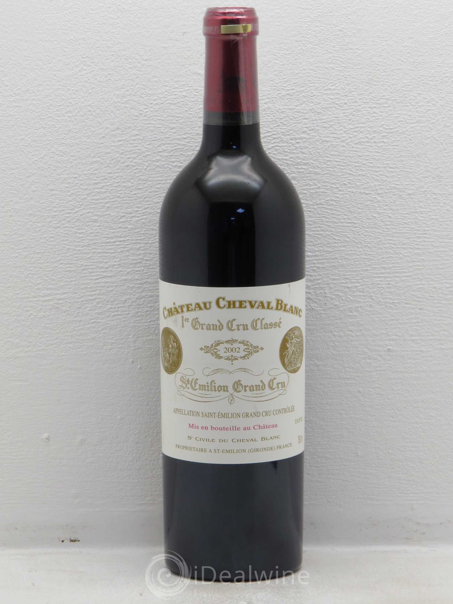 Château Cheval Blanc 1er Grand Cru Classé A 2002 - Lot de 1 bouteille - 0